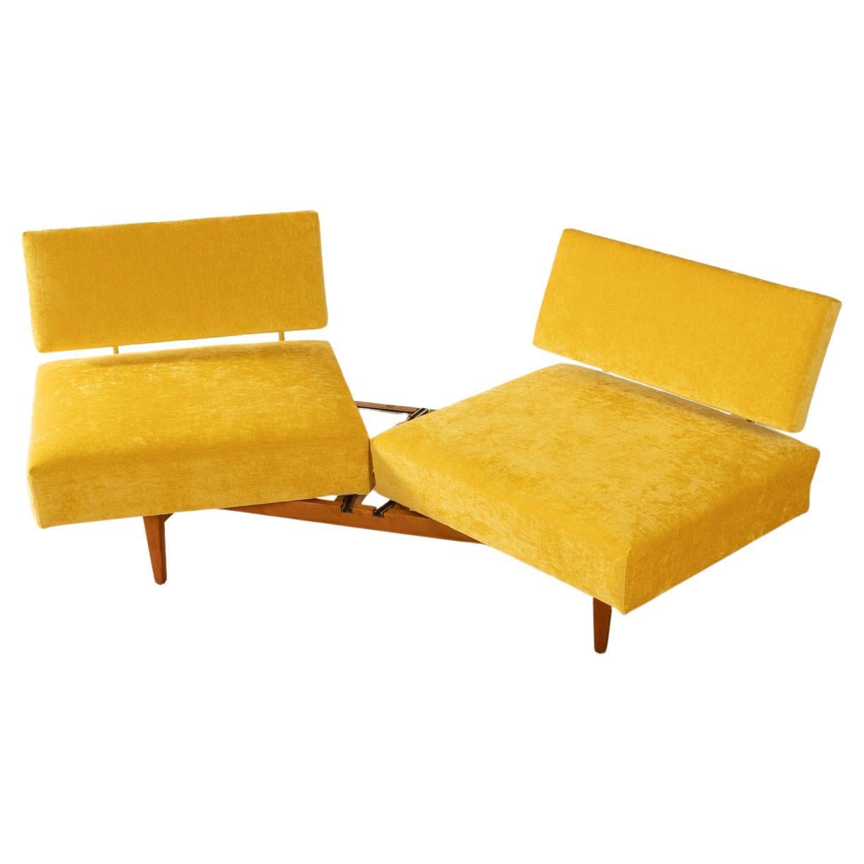 1950s Magic Day Bed Sofa Model Stella (no. 5920) By Wilhelm Knoll