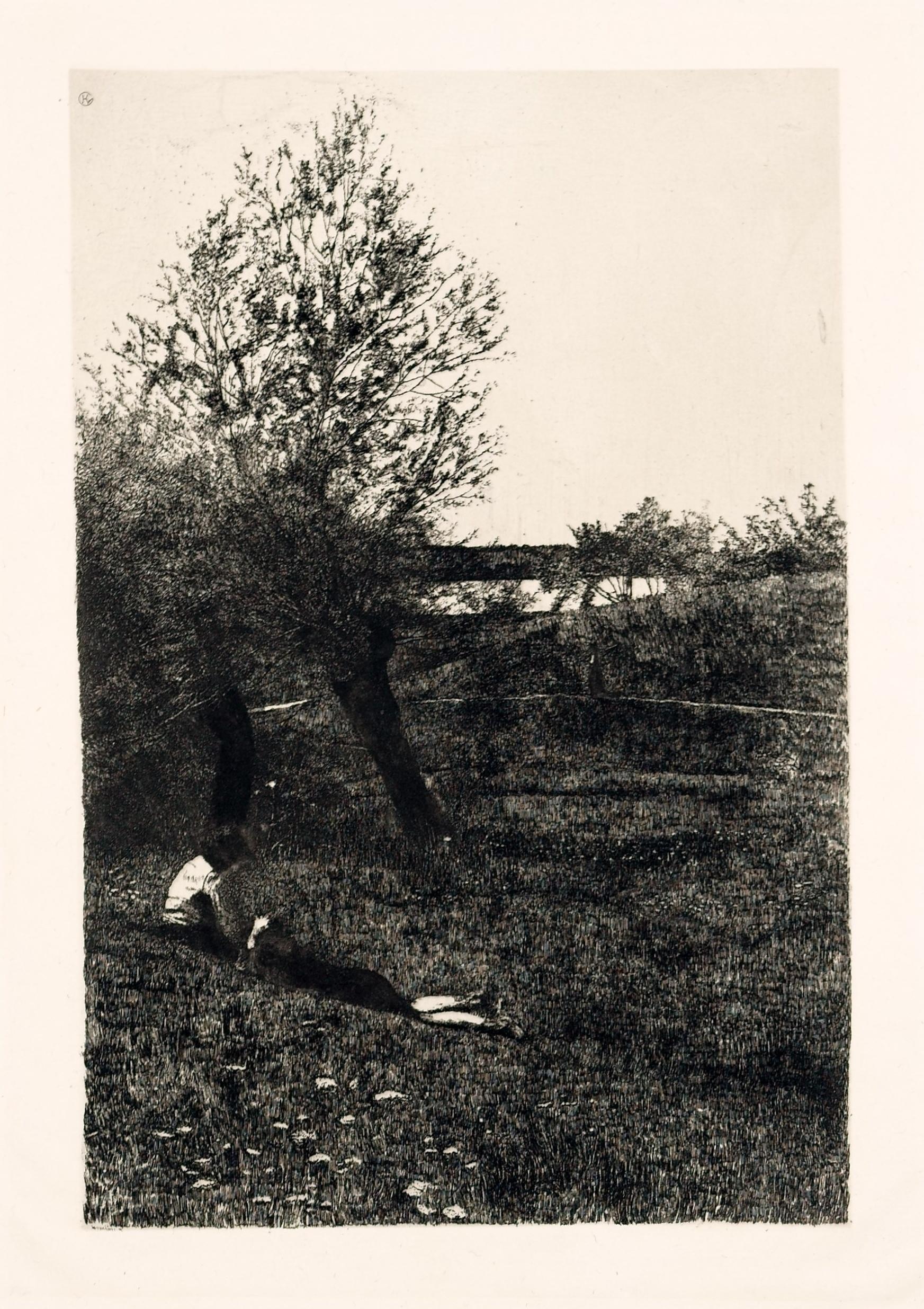 Wilhelm Leibl (1844-1900), Acqueforti originali, Kunstverlag Gurlitt, 1900 in vendita 15
