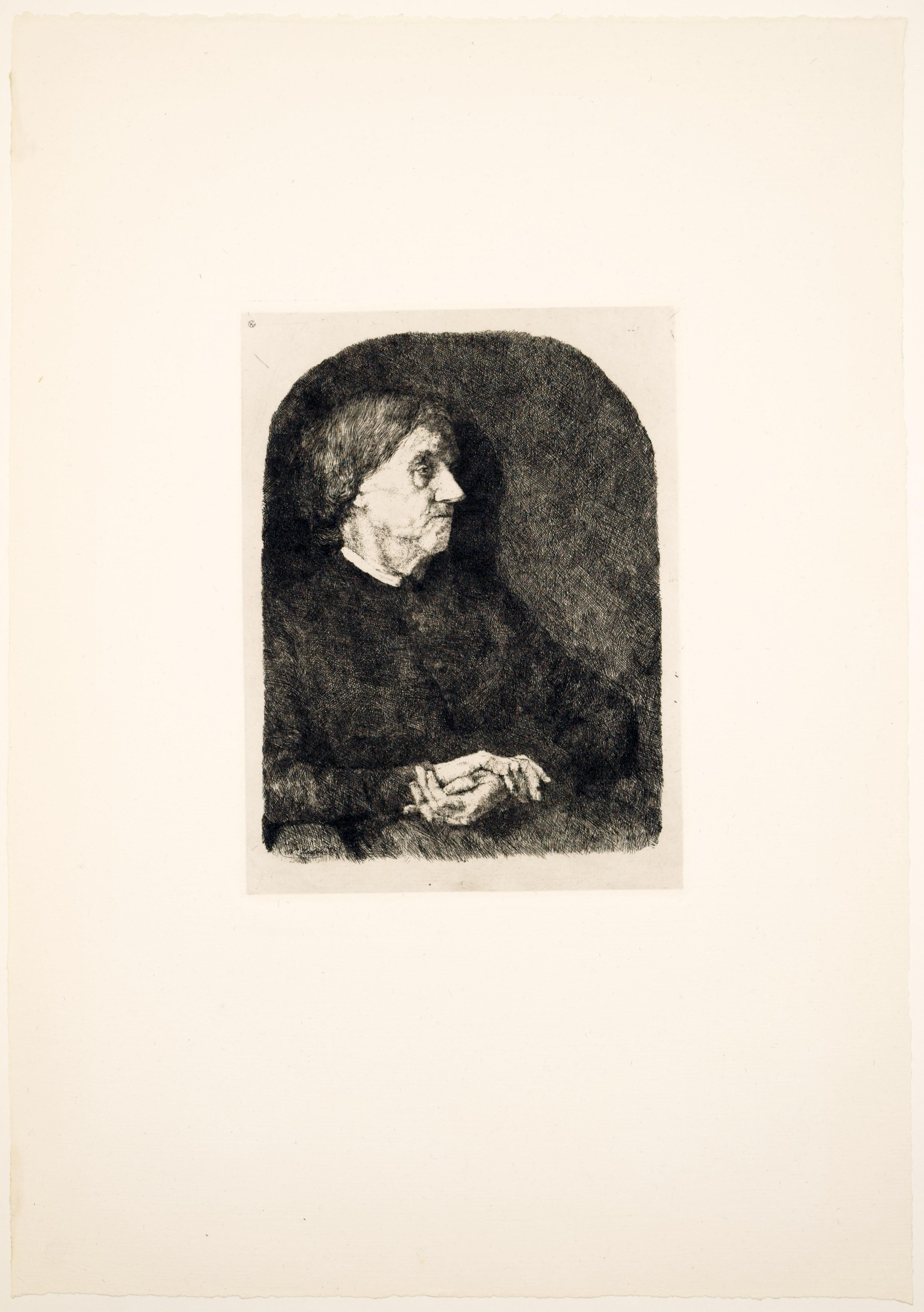 Wilhelm Leibl (1844-1900), Acqueforti originali, Kunstverlag Gurlitt, 1900 in vendita 8