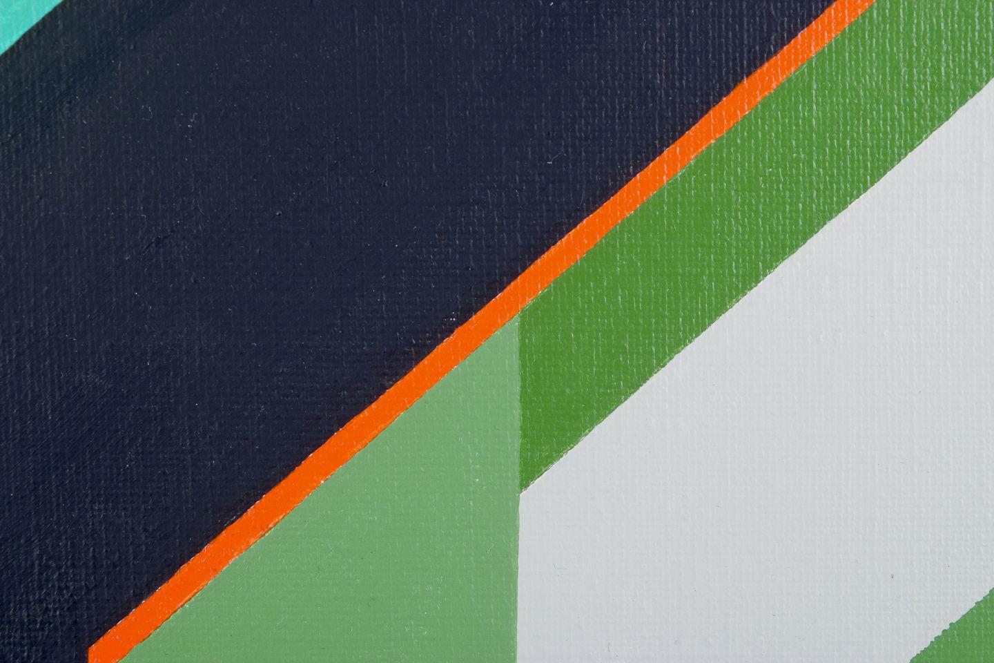 Wilhelm Lindvall, eingetragener schwedischer Künstler.  Öl auf Leinwand. Geometrische Komposition. im Zustand „Hervorragend“ im Angebot in København, Copenhagen