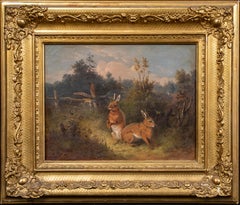 Study Of Wild Hares, 19th Century