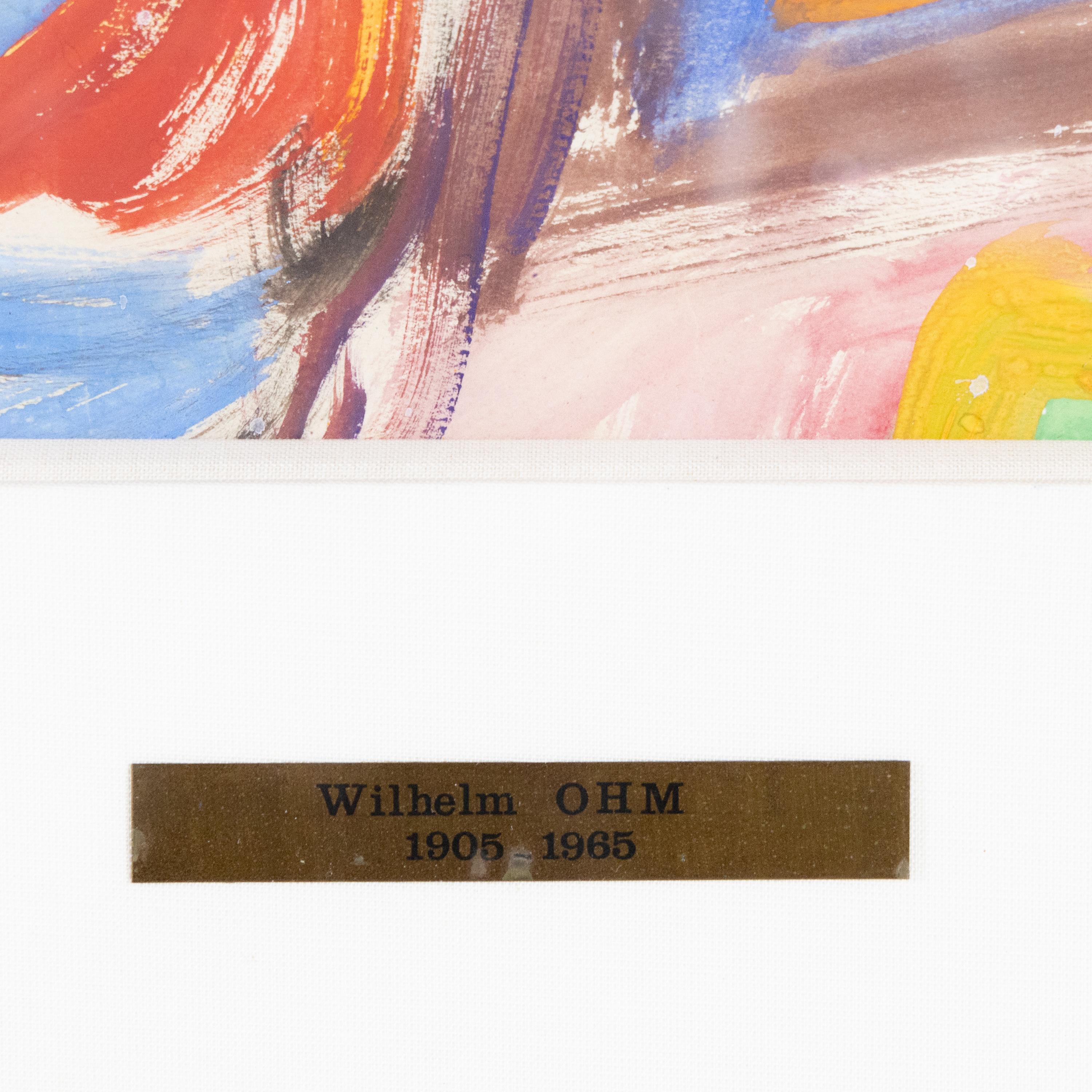 Wilhelm Ohm (1905-1965), Doppio ritratto con sedie, 1950 ca. in vendita 4