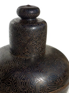 Wilhelm Schiller & Sohn. Majolika-Jugendstil-Vase, frühes 1900