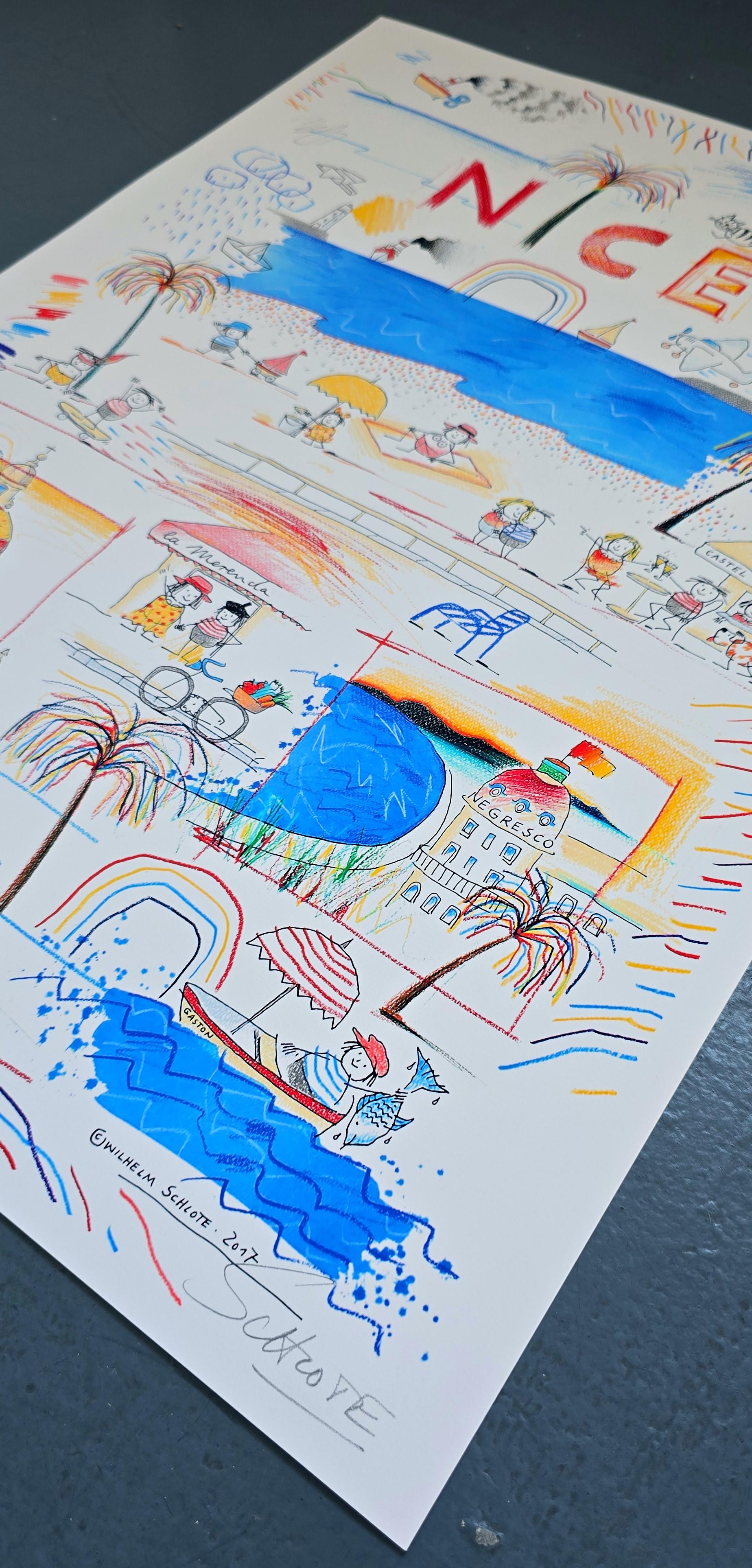 Le Carnaval De Nice (amusant, coloré, vibrant, ludique, comique) en vente 2