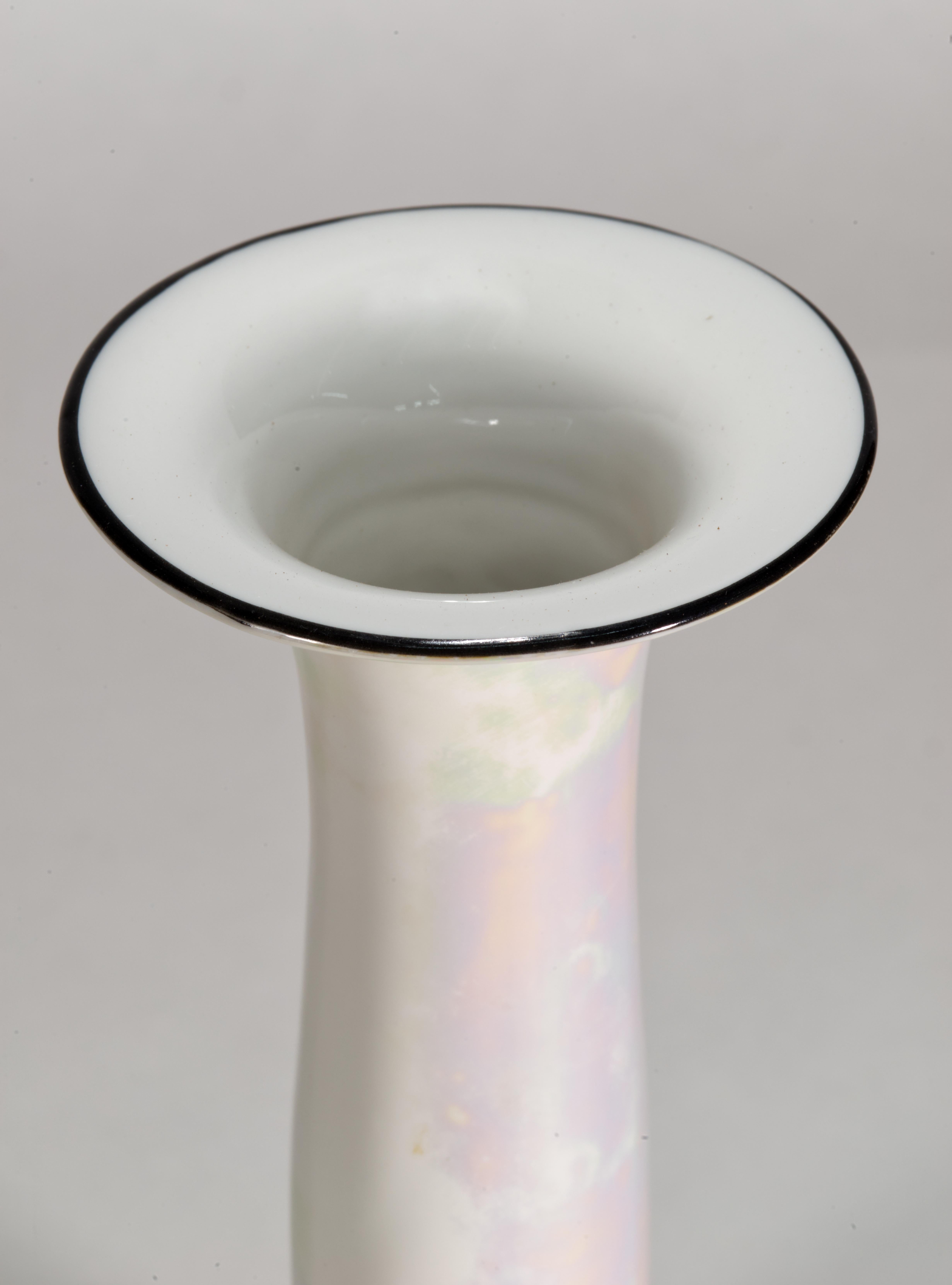 Wilhelm Veit für Zeh Scherzer und Co Art Deco Porzellanvase, 1918-1930 (Art déco) im Angebot