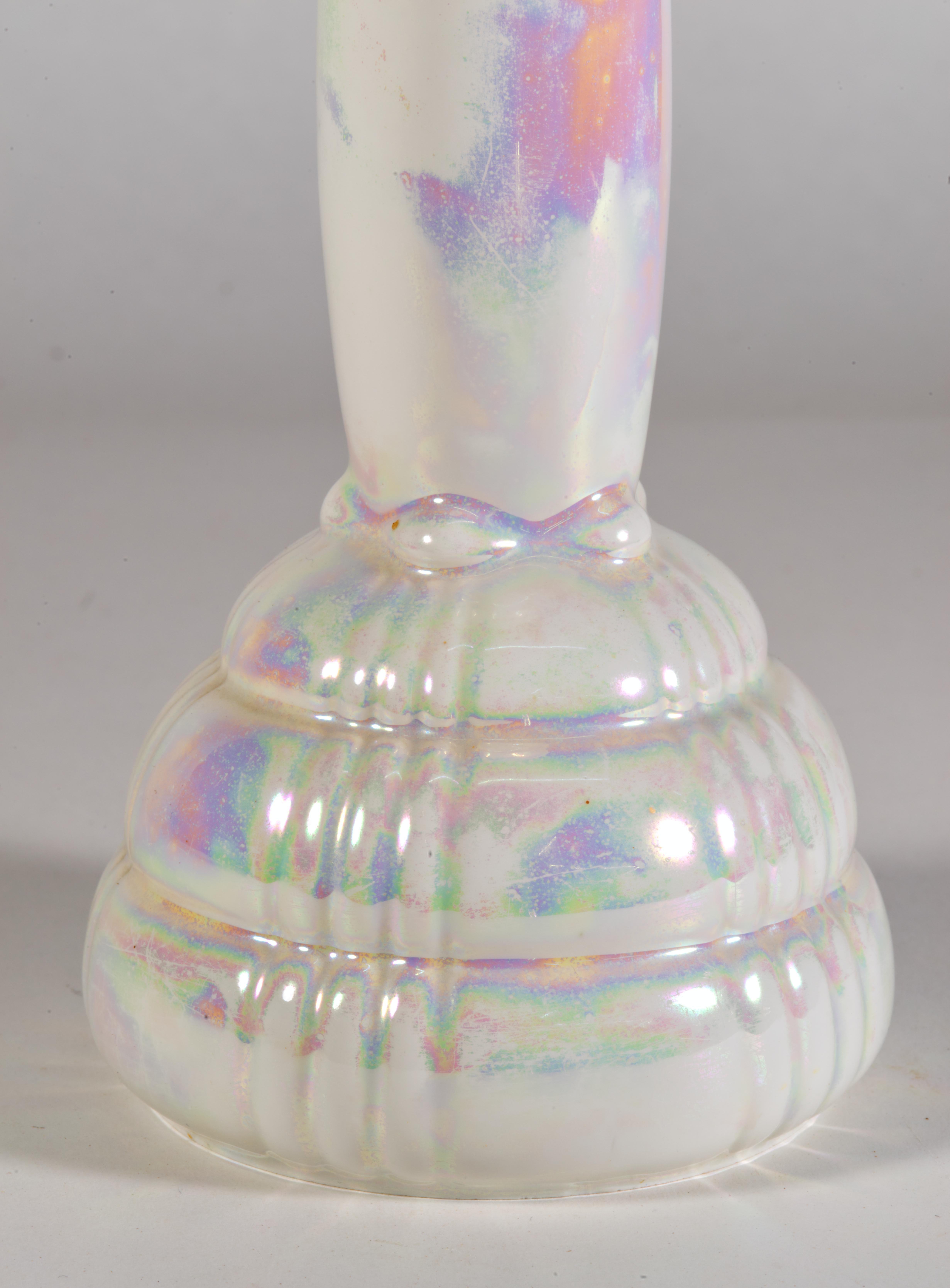 Wilhelm Veit für Zeh Scherzer und Co Art Deco Porzellanvase, 1918-1930 (Glasiert) im Angebot
