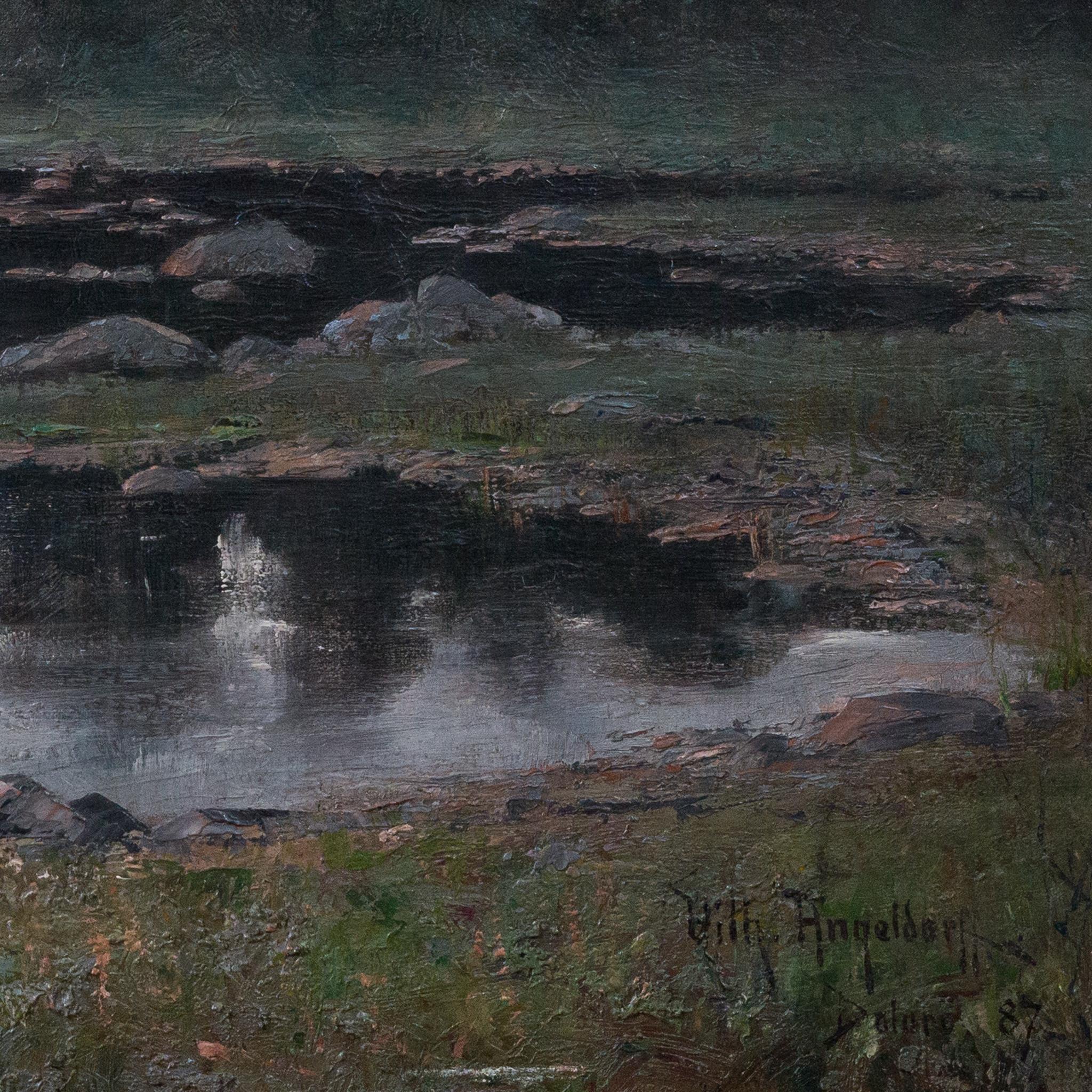 Uferlinie bei Dalarö, Abendstille (1887) 1