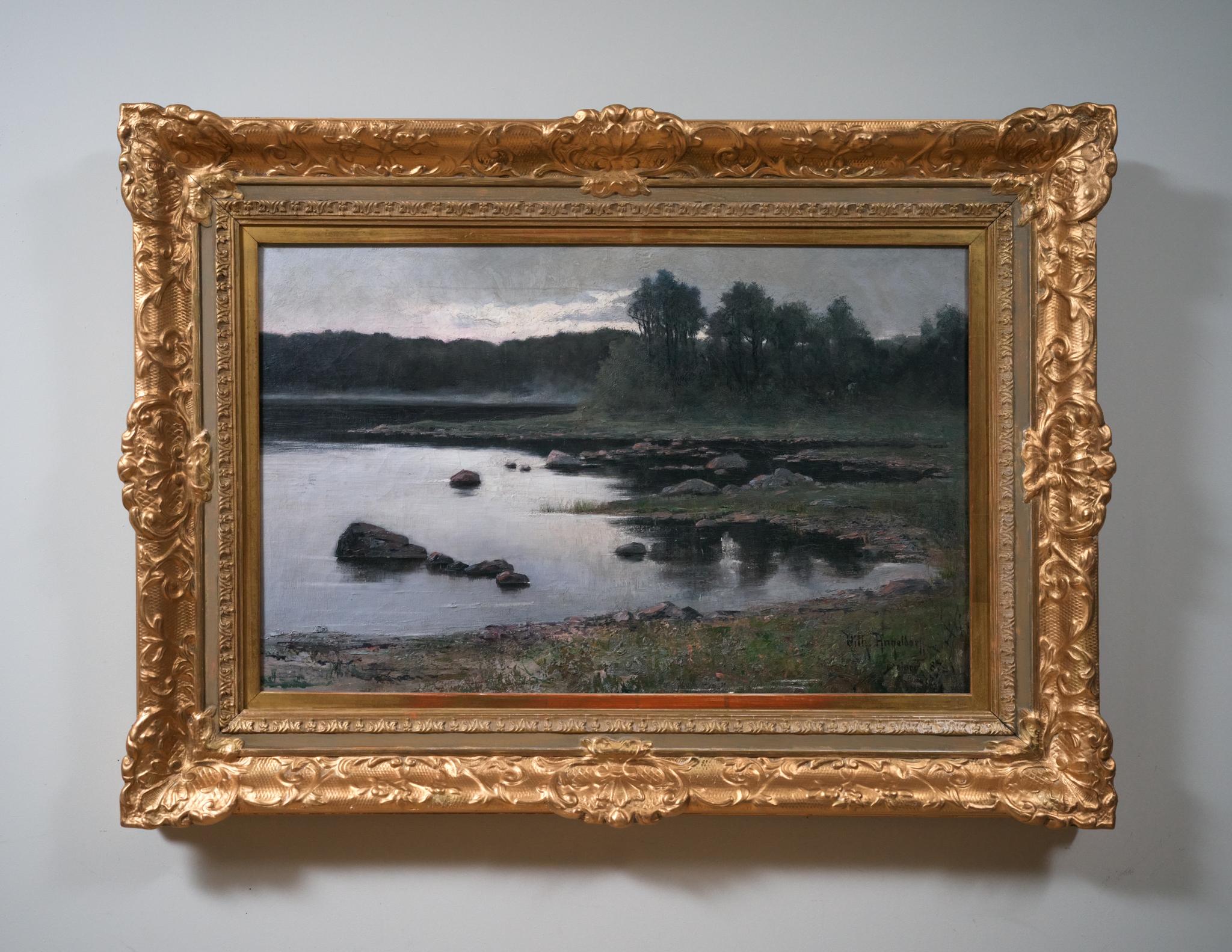 Uferlinie bei Dalarö, Abendstille (1887) 2