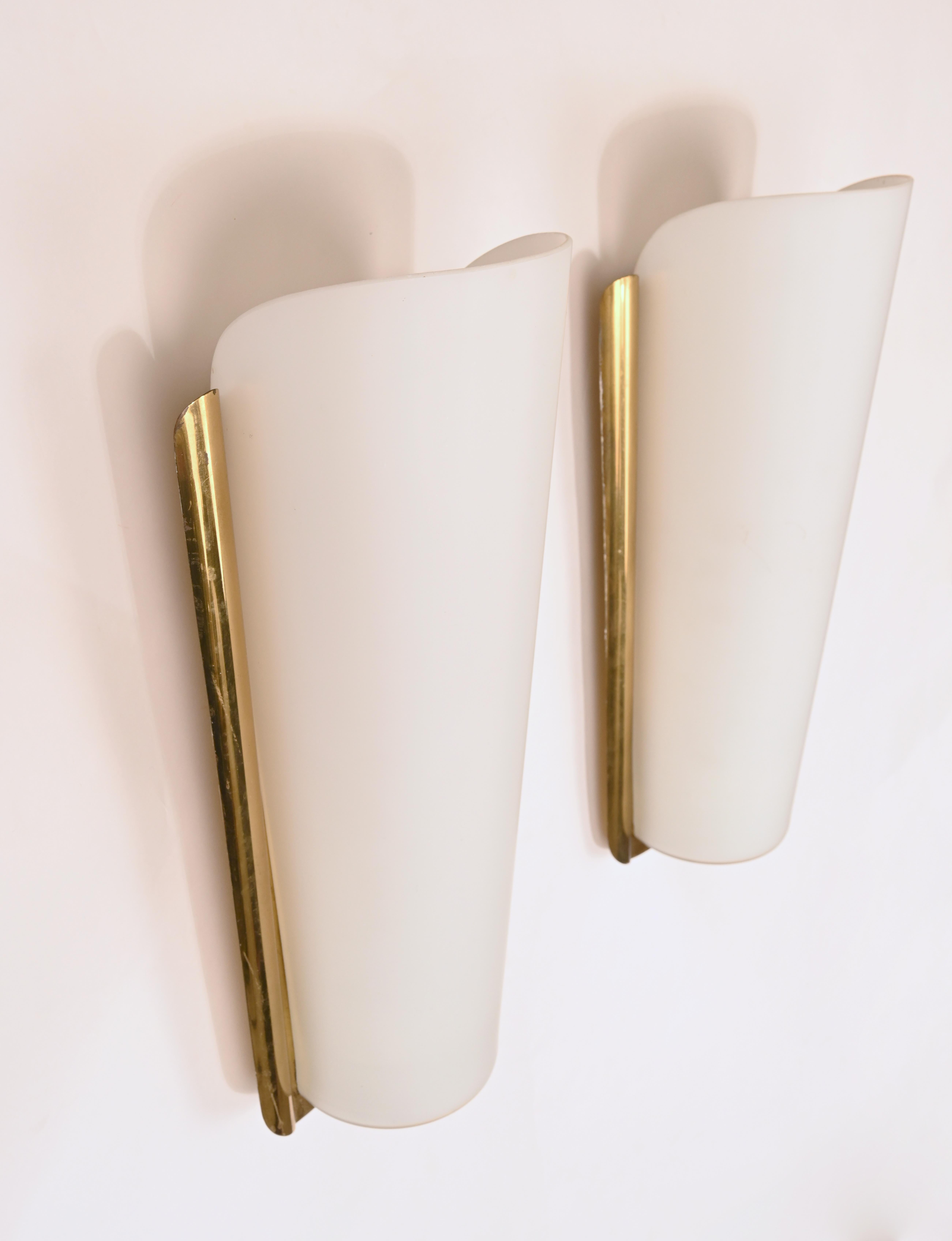 Wilhelm Wagenfeld 1960s Sconces In Good Condition In New York, NY