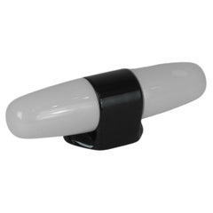 Wilhelm Wagenfeld Bauhaus Double Glass and Porcelain Wall Sconce by Lindner