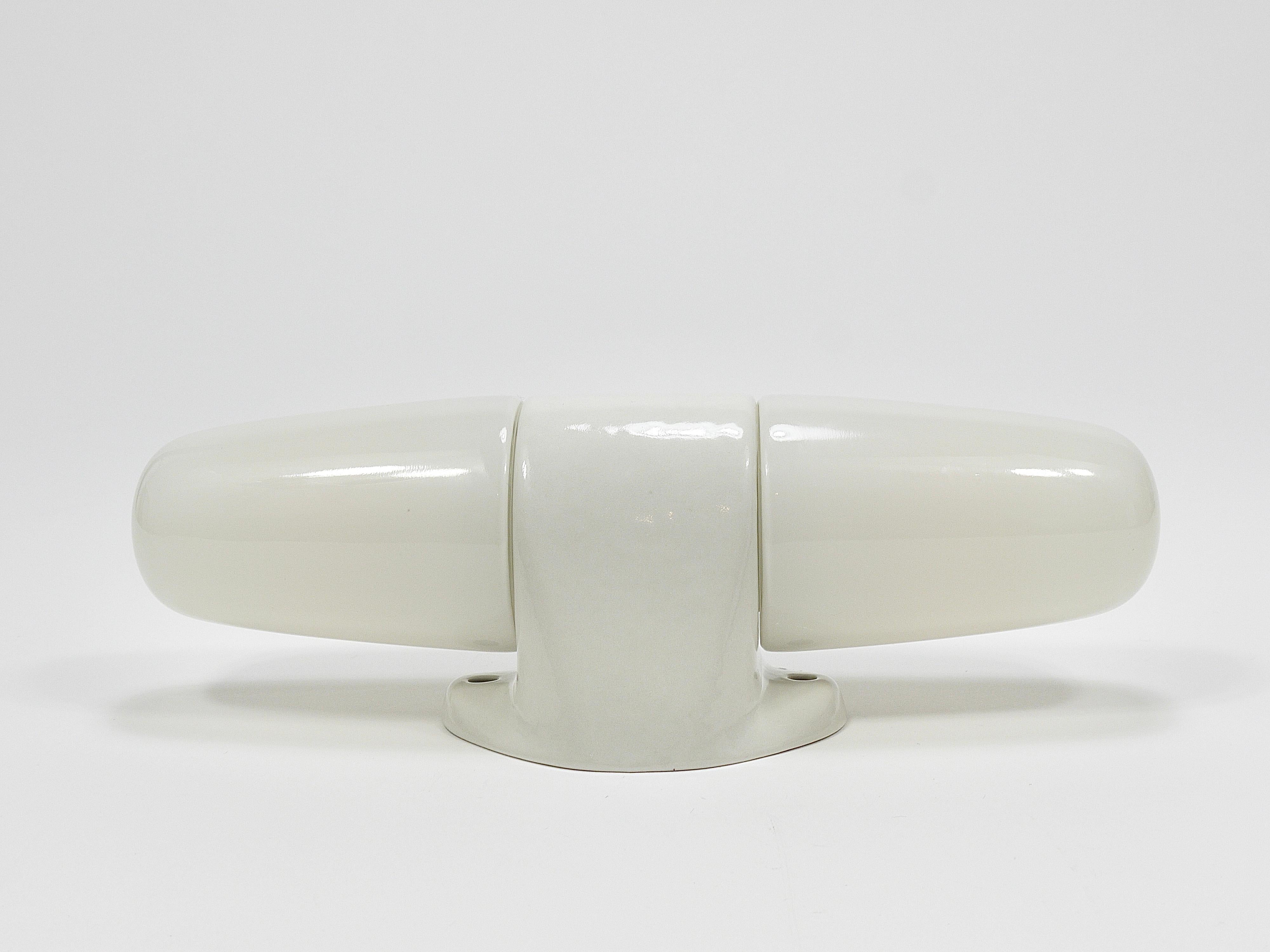 Wilhelm Wagenfeld Bauhaus Sconce / Double Wall Light by Linder Germany, 1950s For Sale 10
