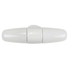 Wilhelm Wagenfeld Bauhaus White Double Sconce Wall Light, Germany, 1950s
