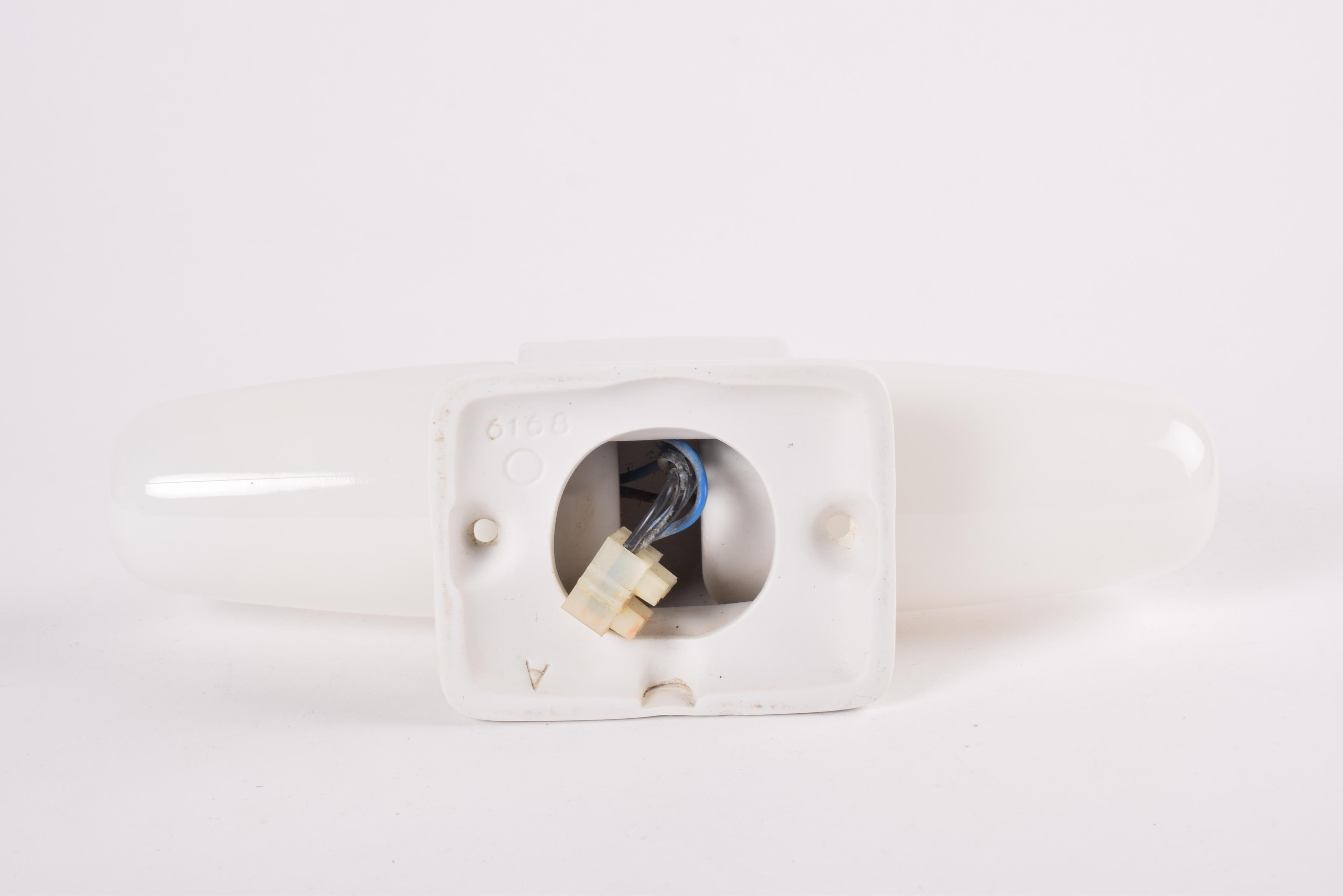 Wilhelm Wagenfeld Bauhaus White Double Wall Lamp Sconce, Rare Square Decor 1950s For Sale 3