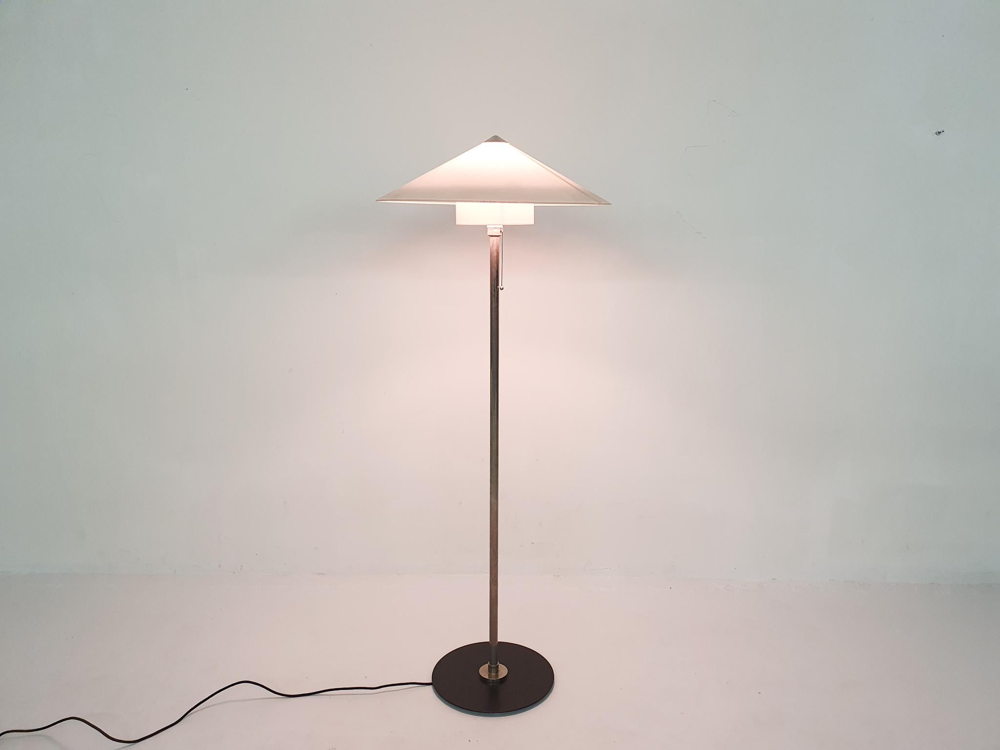 Mid-Century Modern Wilhelm Wagenfeld for Tecnolumen Floor Lamp WSTL 30, Germany For Sale