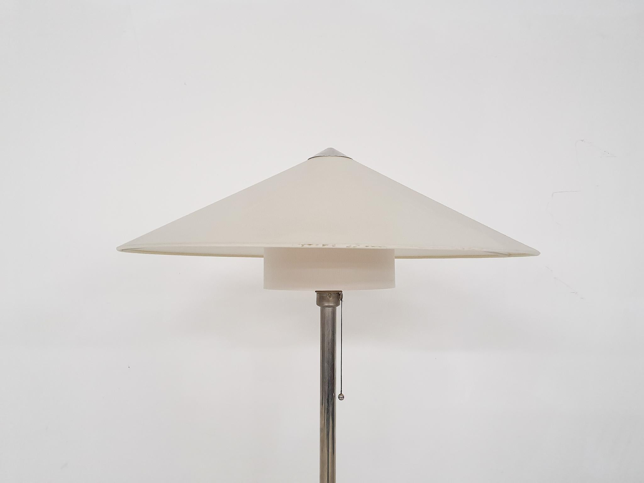 Mid-20th Century Wilhelm Wagenfeld for Tecnolumen Floor Lamp WSTL 30, Germany For Sale