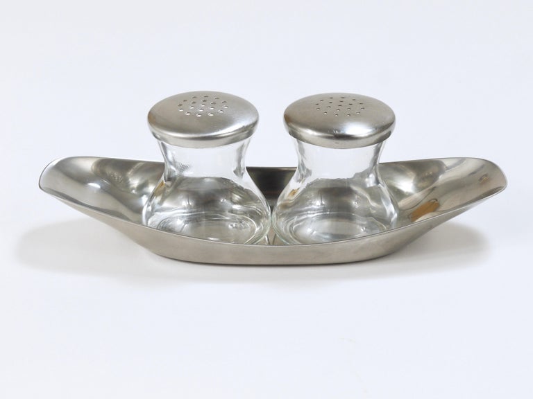 Wilhelm Wagenfeld Mid-Century Max and Moritz Salt Pepper Twins