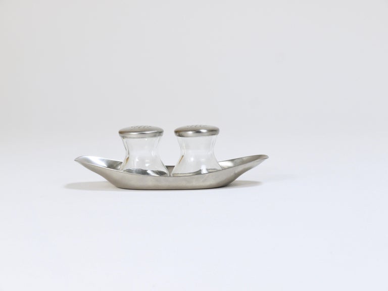 Wilhelm Wagenfeld Mid-Century Max and Moritz Salt Pepper Twins