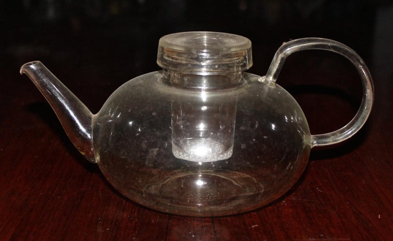 Wilhelm Wagenfeld Original Bauhaus Glass Teapot For Sale At 1stdibs