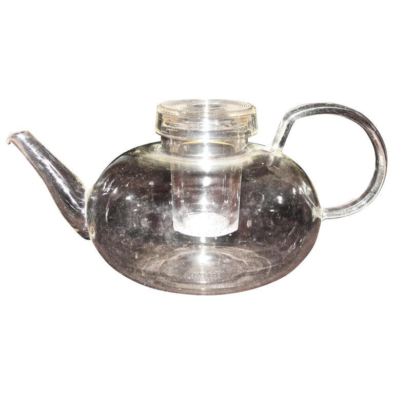 effektivitet alder parade Wilhelm Wagenfeld Original Bauhaus Glass Teapot For Sale at 1stDibs |  wilhelm wagenfeld teapot, antique glass teapot, bauhaus teapot