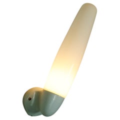 wilhelm wagenfeld SCONCE ceramic and opaline glass 1955 bathroom lamp