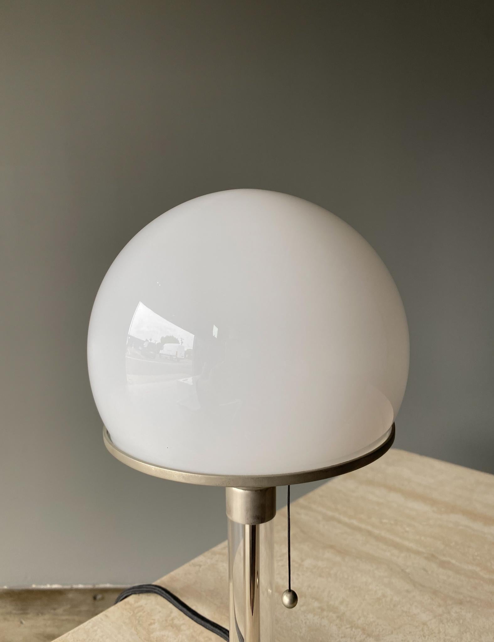 Post-Modern Wilhelm Wagenfeld Table Lamp For Tecnolumen, Germany 1990s