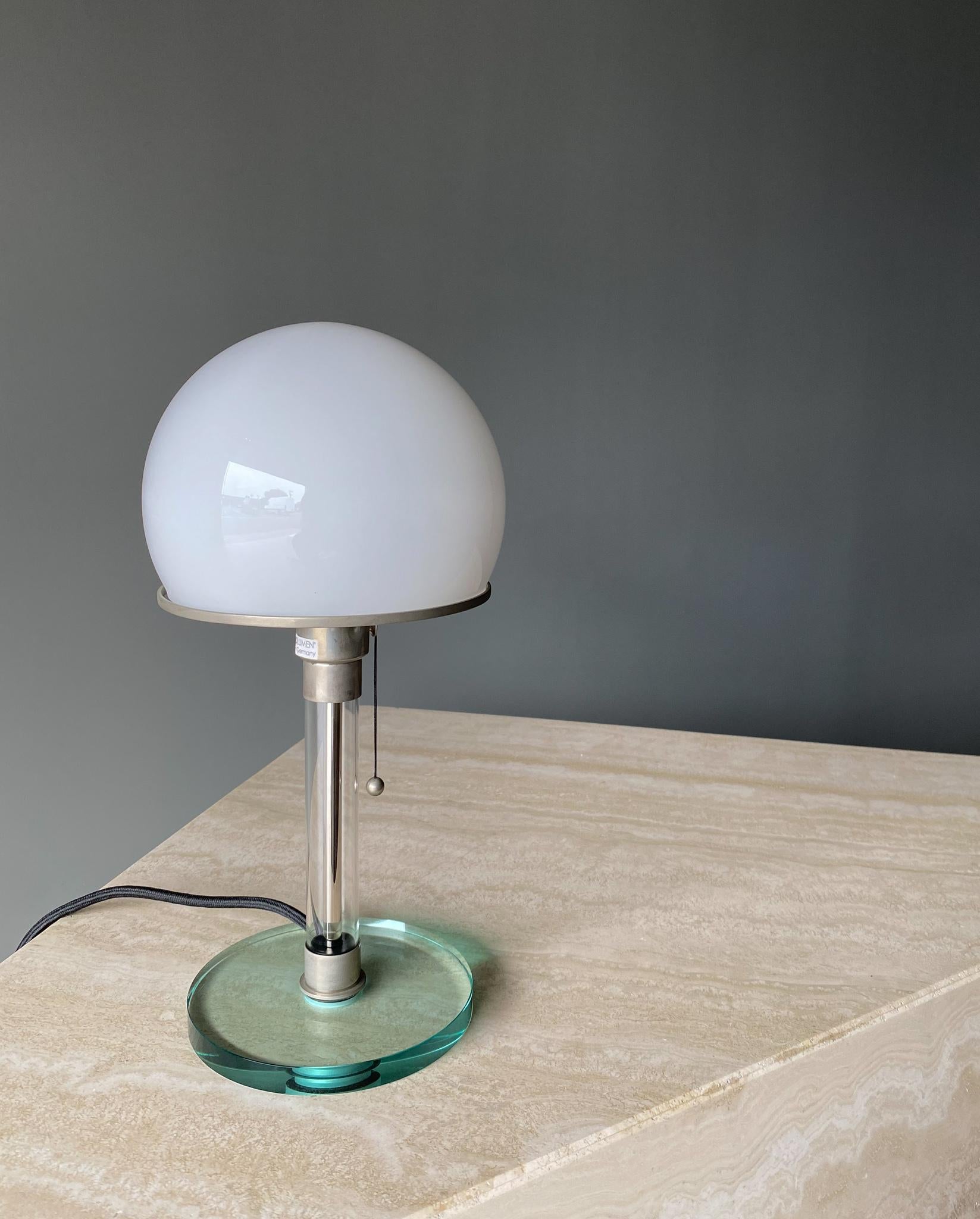 Wilhelm Wagenfeld Table Lamp For Tecnolumen, Germany 1990s 1
