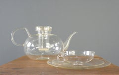 Juego de té Wilhelm Wagenfeld para Jenaer Glasswerke Circa años 30