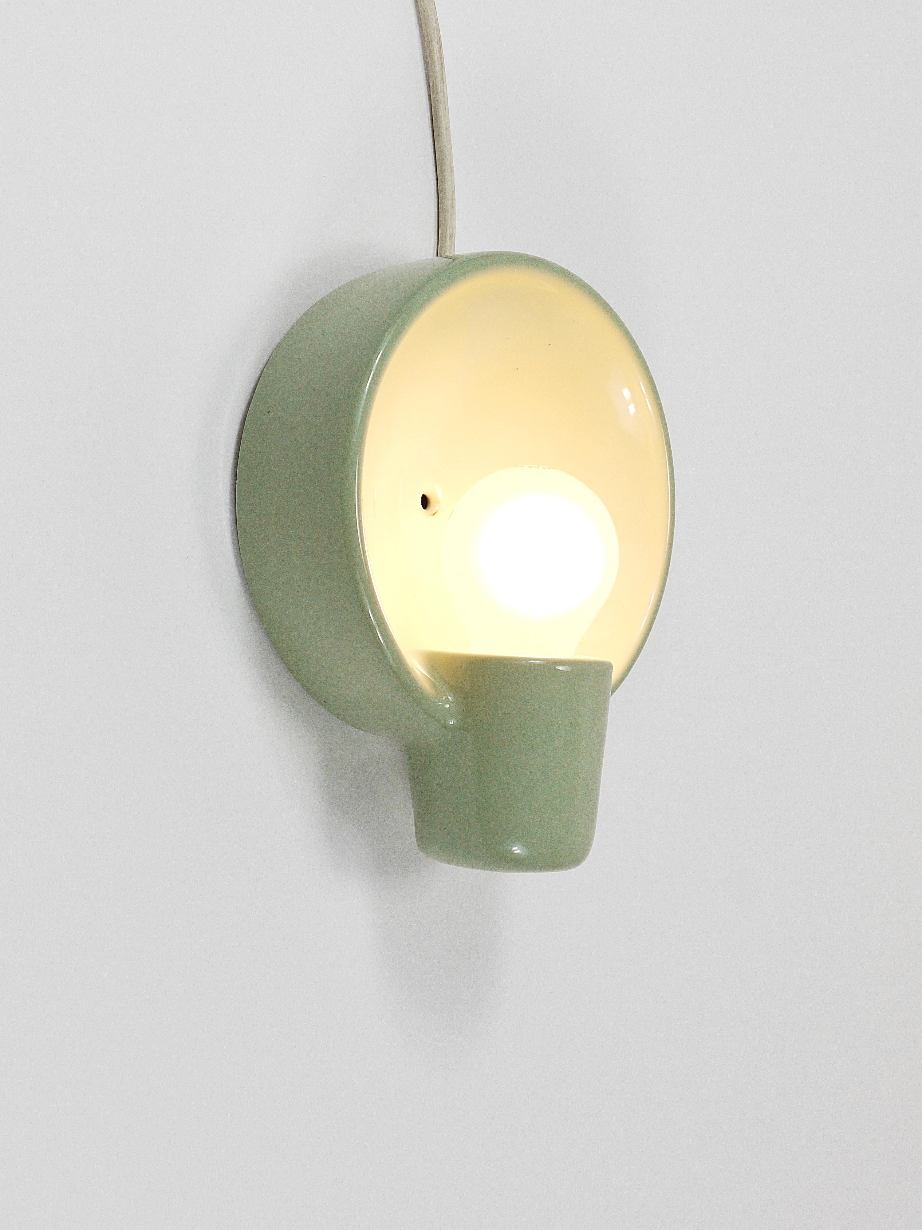 Wilhelm Wagenfeld Three Round Bauhaus Sconces Wall lights, Linder Germany, 1950s 3