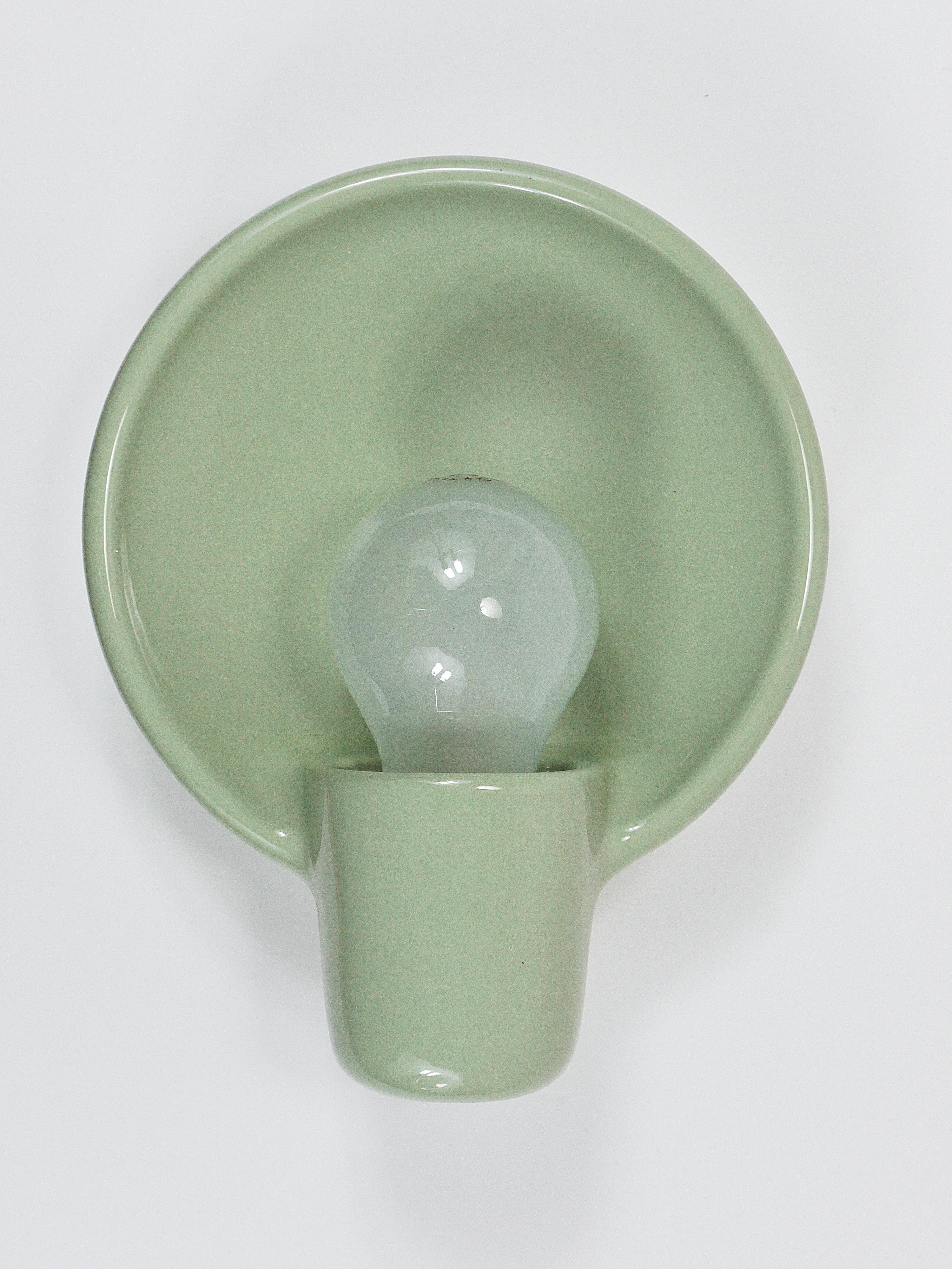 Wilhelm Wagenfeld Three Round Bauhaus Sconces Wall lights, Linder Germany, 1950s 1