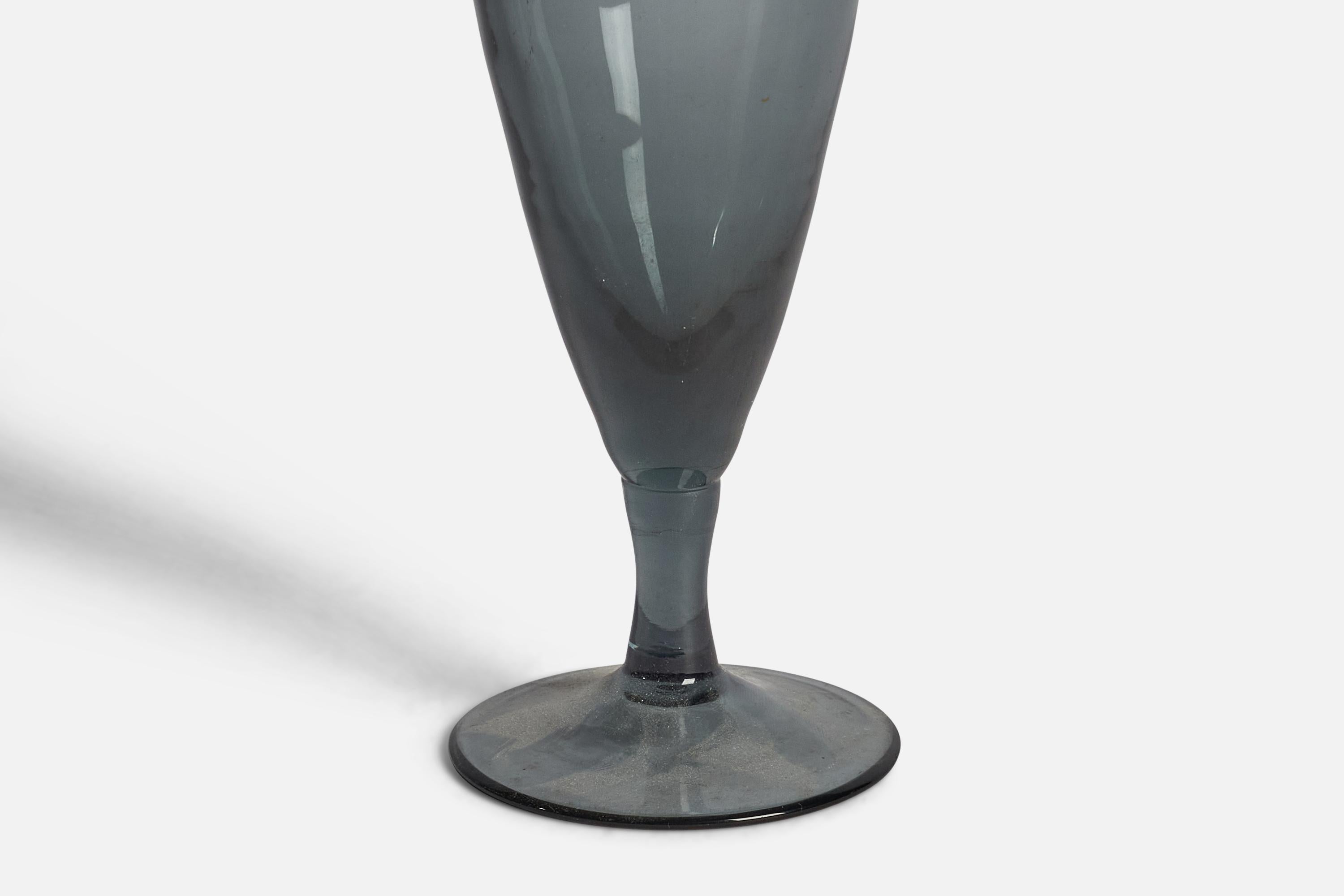 Mid-20th Century Wilhelm Wagenfeld, Vase, Glass, Germany, 1950s For Sale