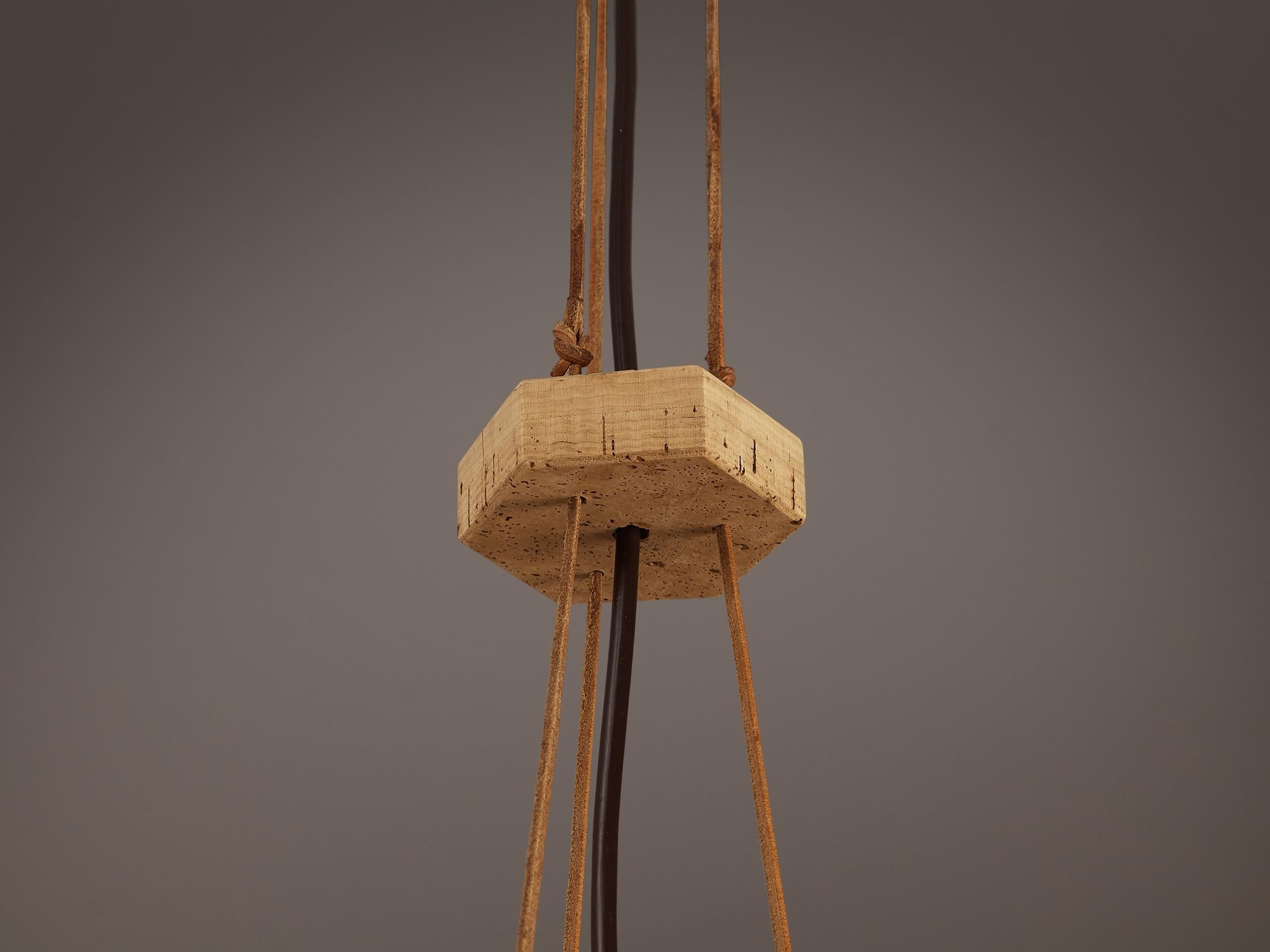Mid-Century Modern Wilhelm Zannoth for Design M 'Zanil' Ceiling Lamp