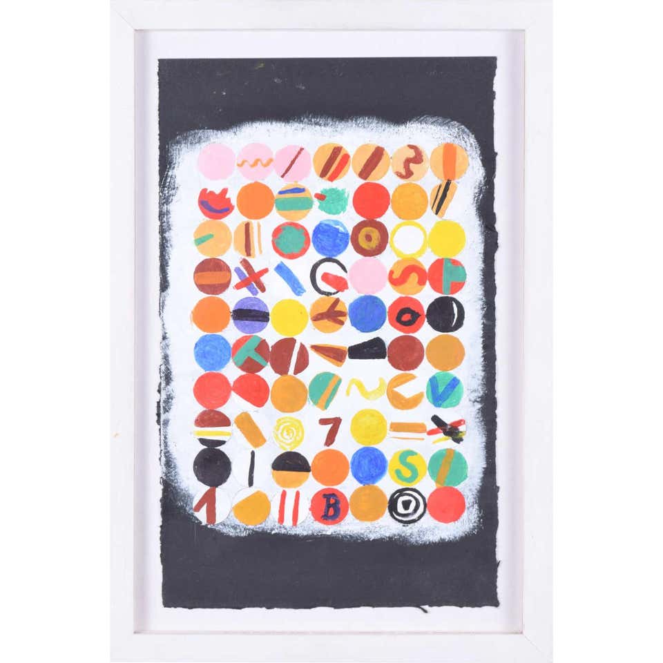 Wilhelmina Barns-Graham’s card for Sandra Blow’s 75th birthday (1995) collage