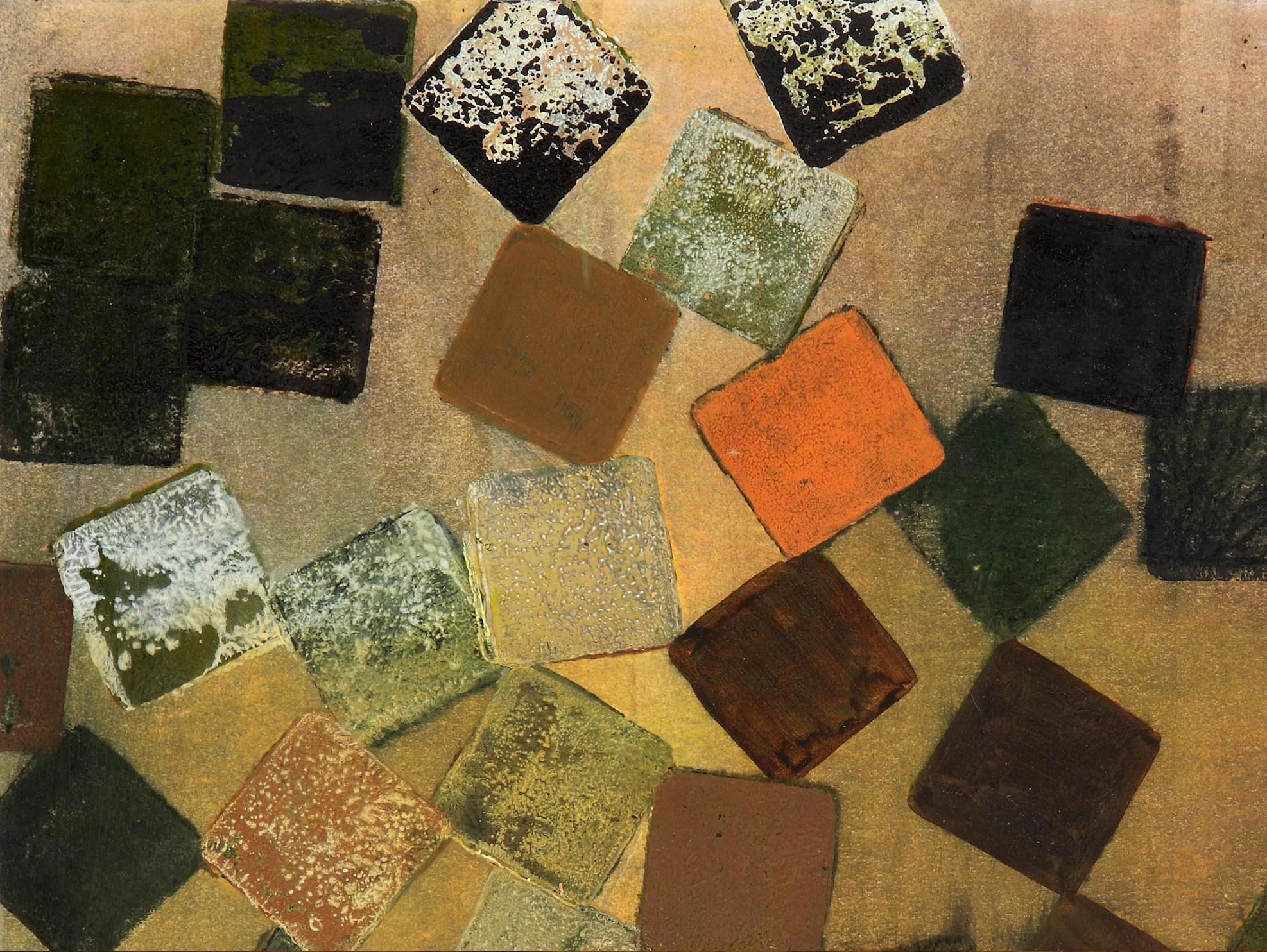 Wilhelminia Barns-Graham, Autunno, Modern British, Olio, Carta, 1965, St Ives 3