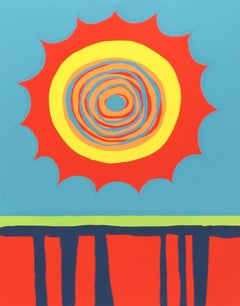 Limited Edition Print by Wilhelmina Godfrey "Red, Hot, and Blue" 1971