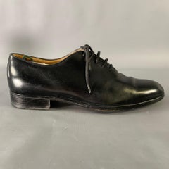 WILKES BASHFORD Size 9.5 Black Leather Lace Up Shoes