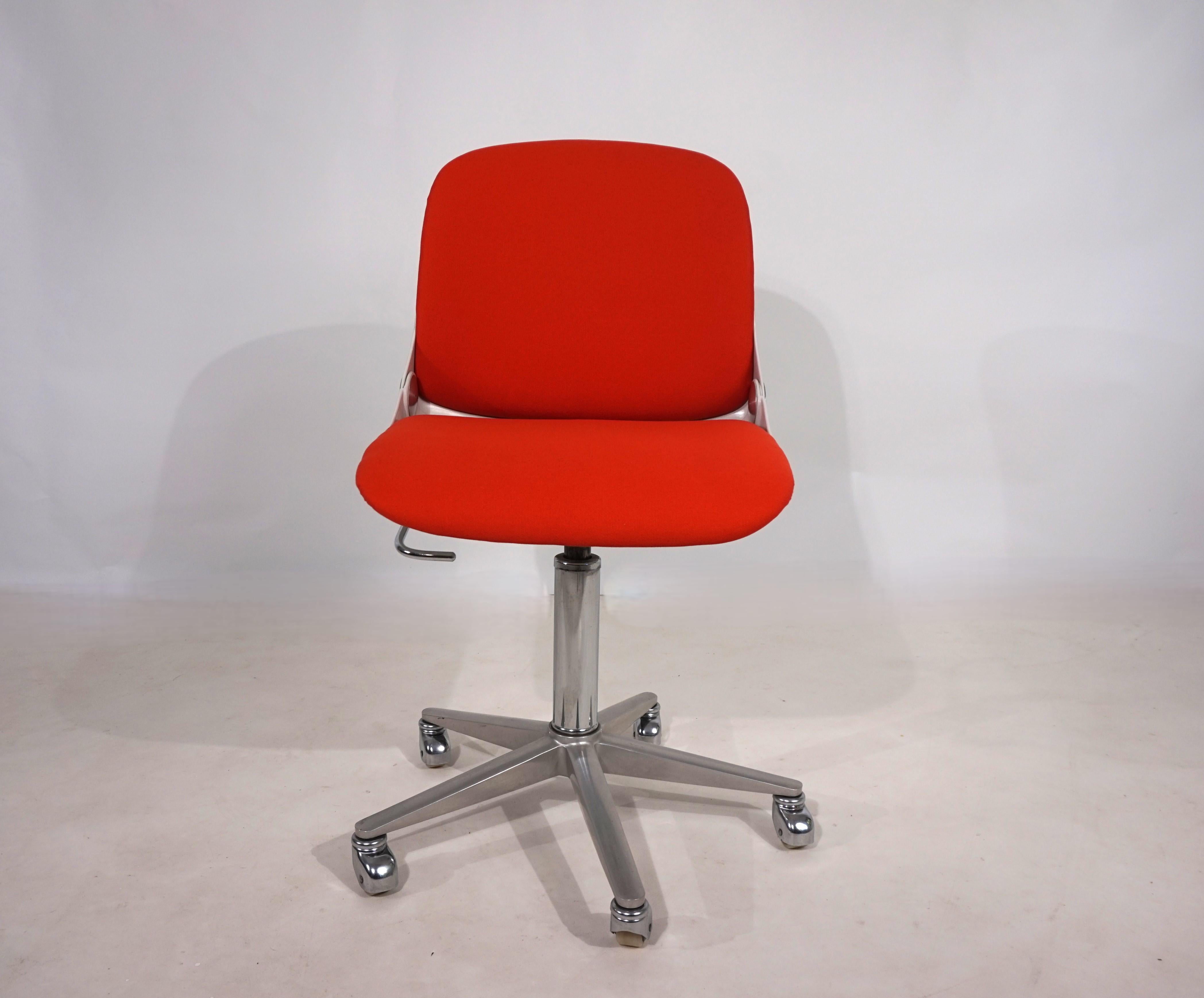Silla de oficina Wilkhahn 232 Space Age de Wilhelm Ritz, 1970 Tela en venta