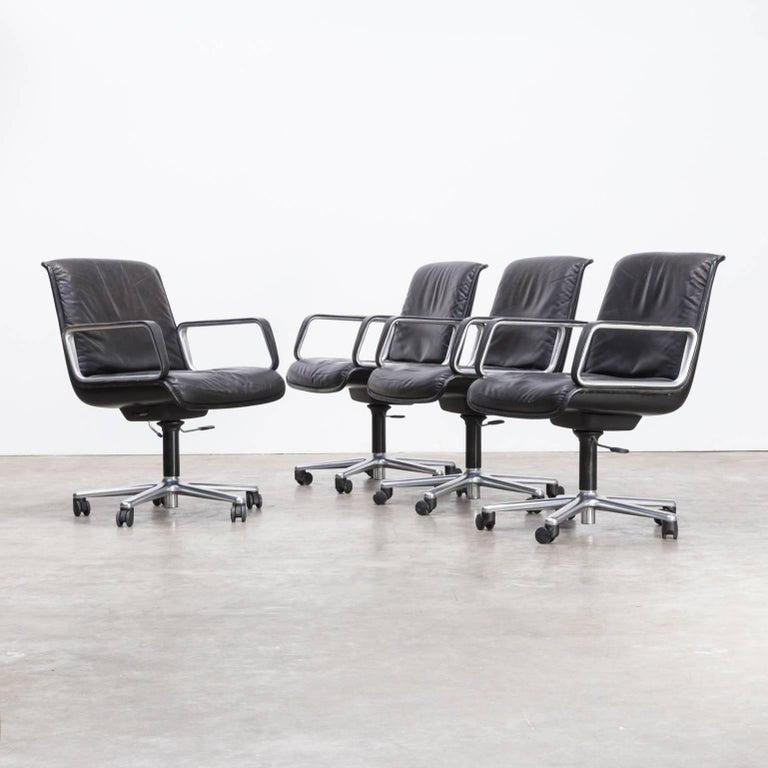 Wilkhahn Delta Series Office Chair Set of Four For Sale at 1stDibs