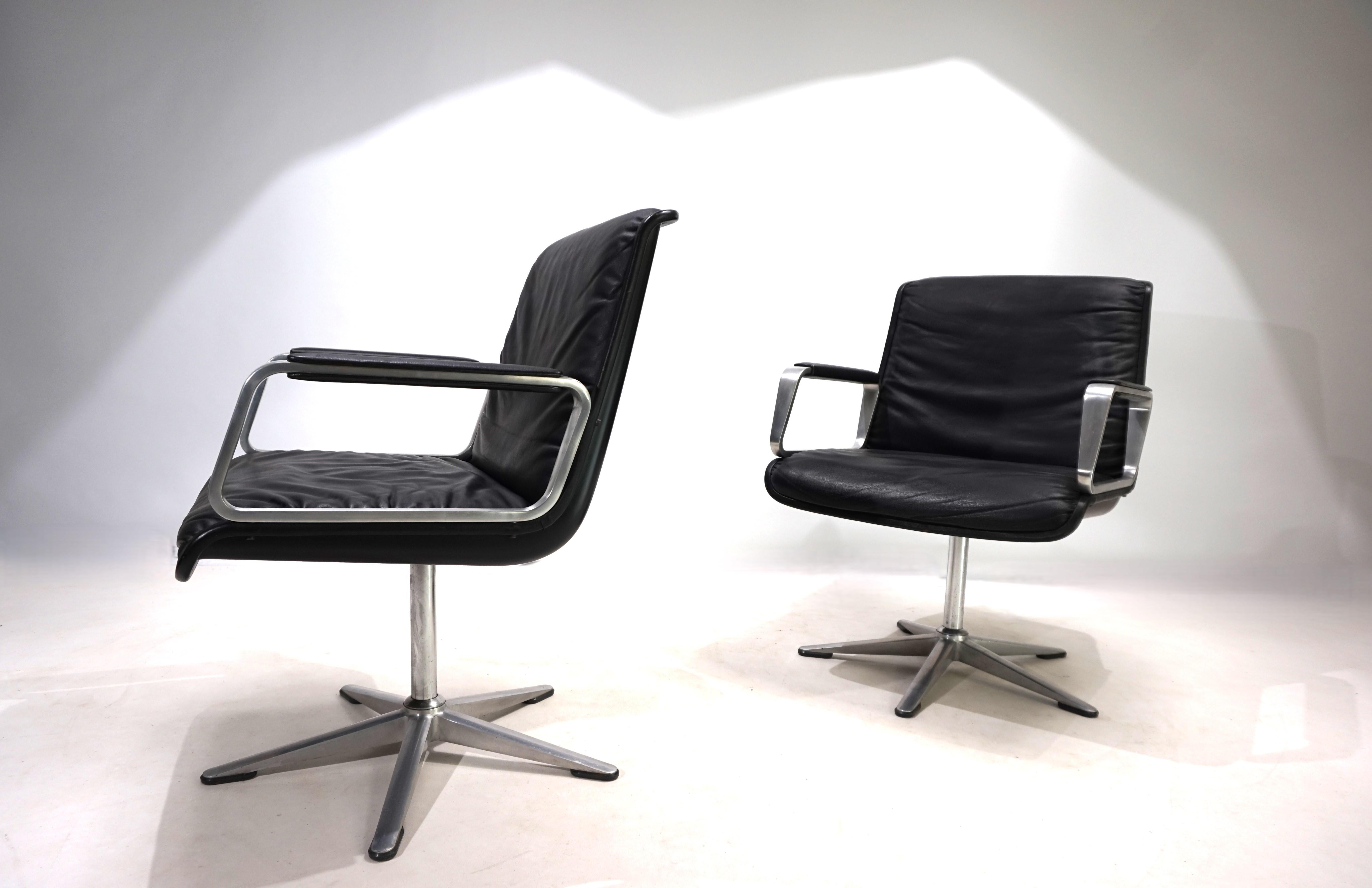 Ensemble de 2 chaises de conférence/de salle à manger Wilkhahn Delta du groupe Delta en vente 9