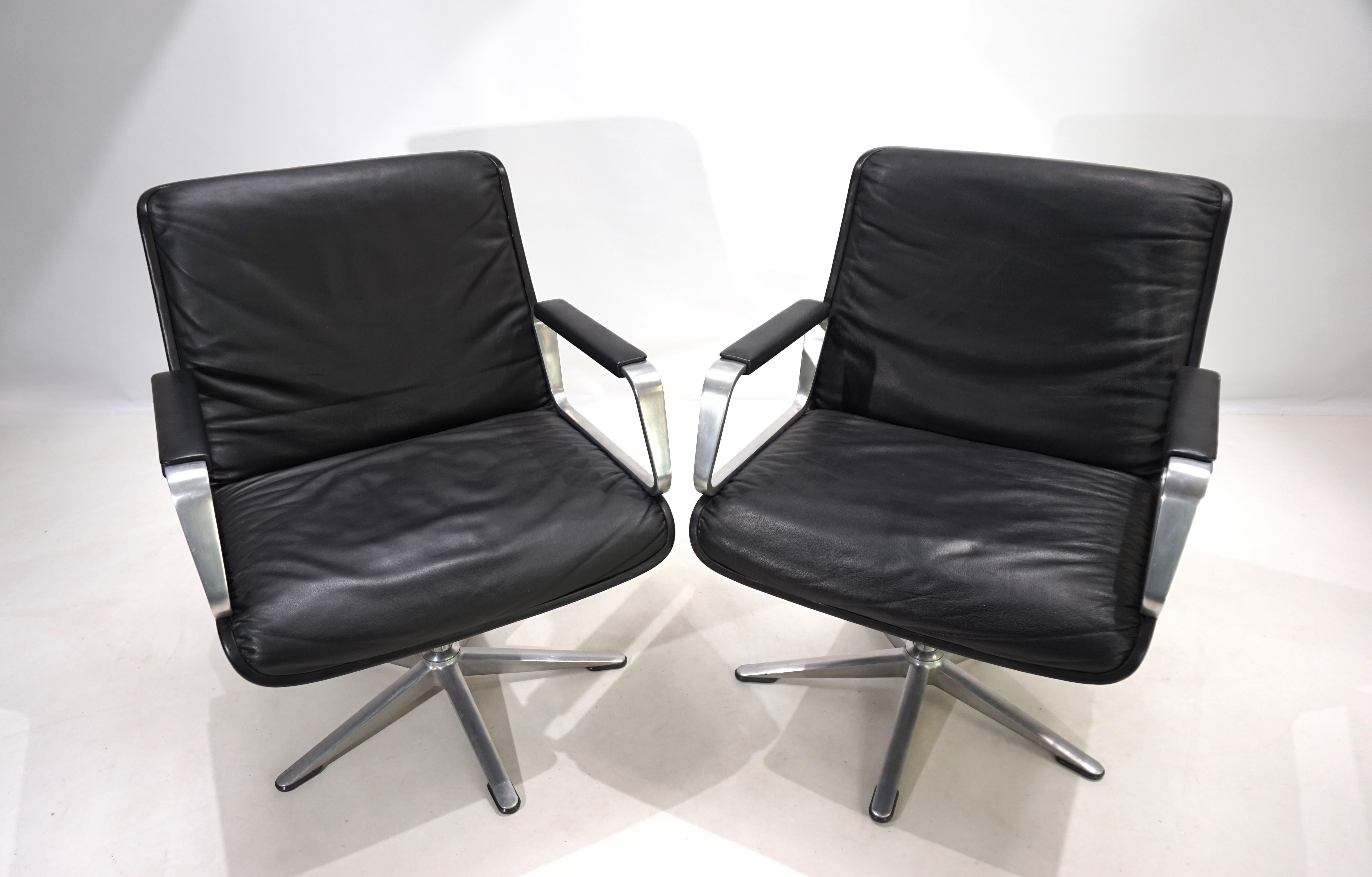 Ensemble de 2 chaises de conférence/de salle à manger Wilkhahn Delta du groupe Delta en vente 13