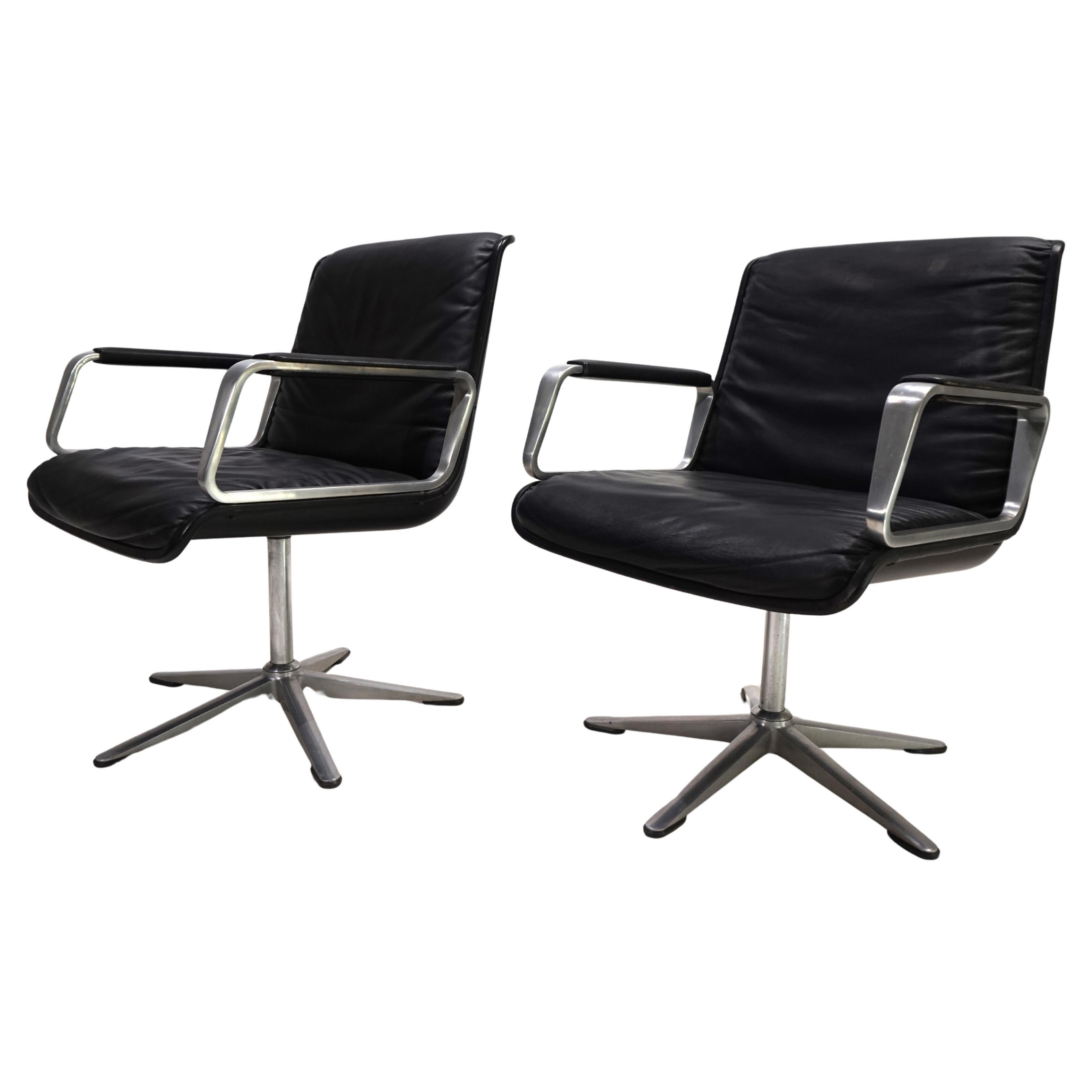 Wilkhahn Delta set of 2 conference/dining chairs from Delta Group