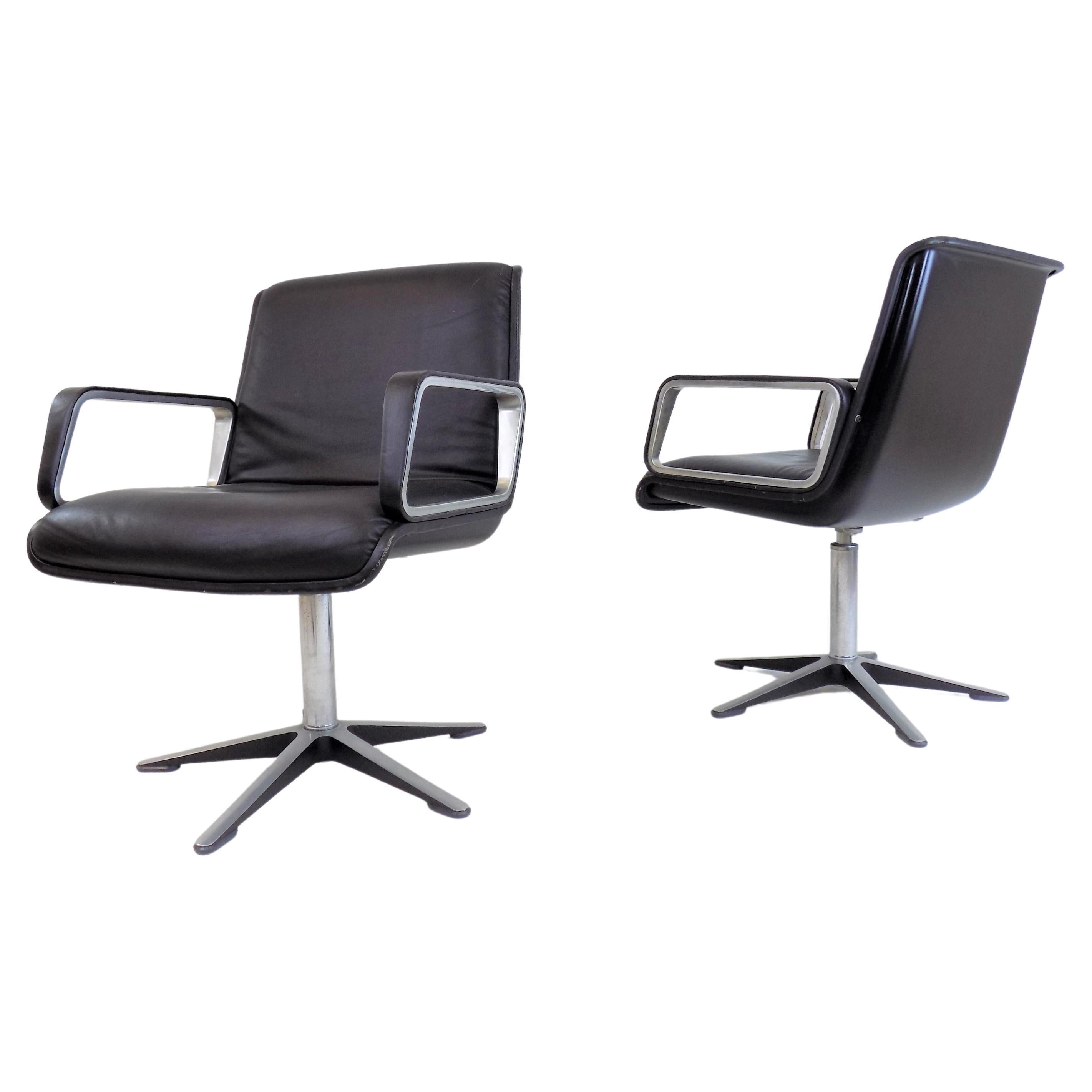 Wilkhahn Delta set of 2 dining/conference chairs from Delta Group
