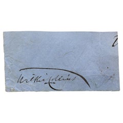 Wilkie Collins signature