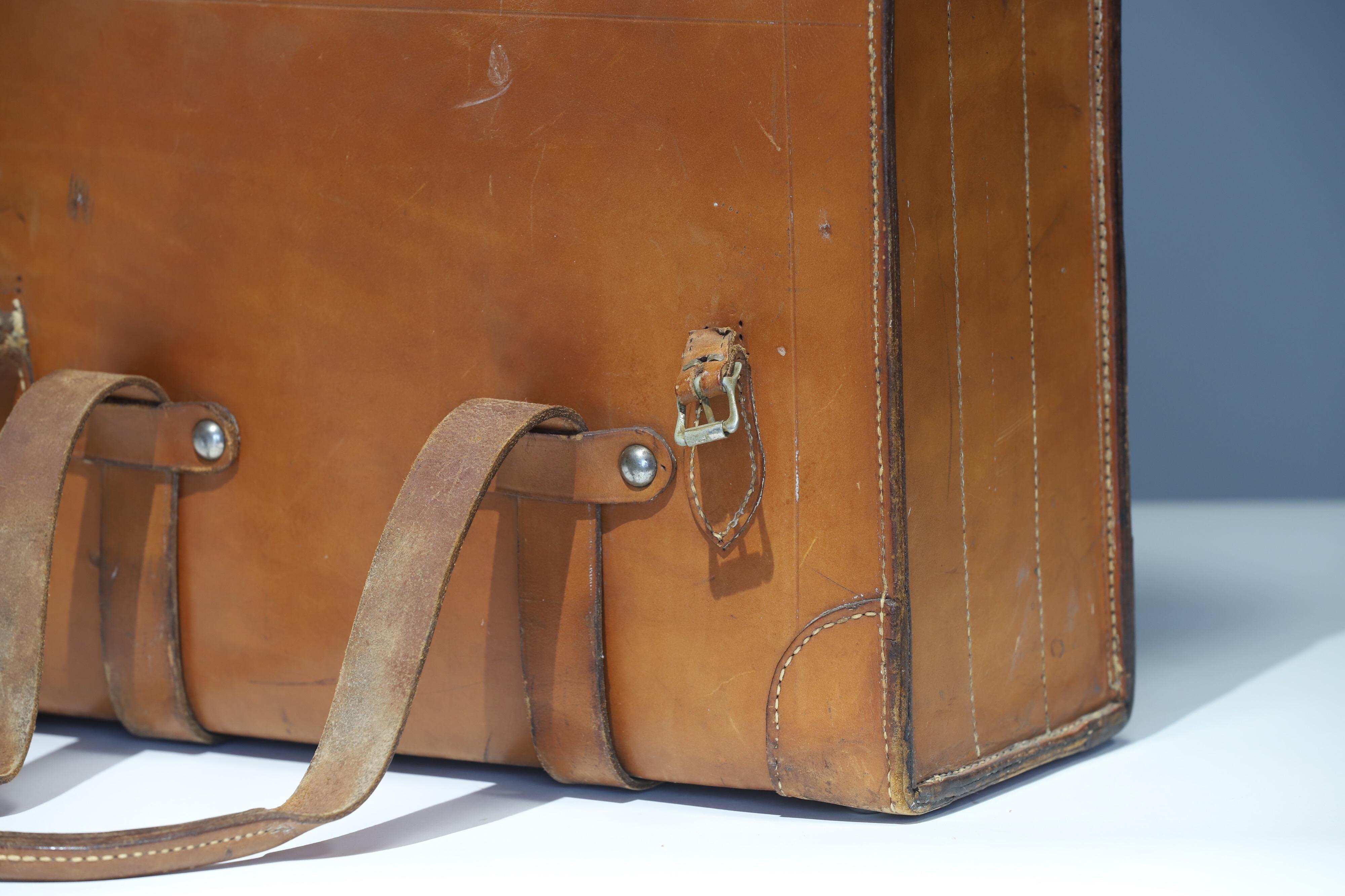 Wilkins Trunk Mfg. Co. Leather Briefcase Bag 8