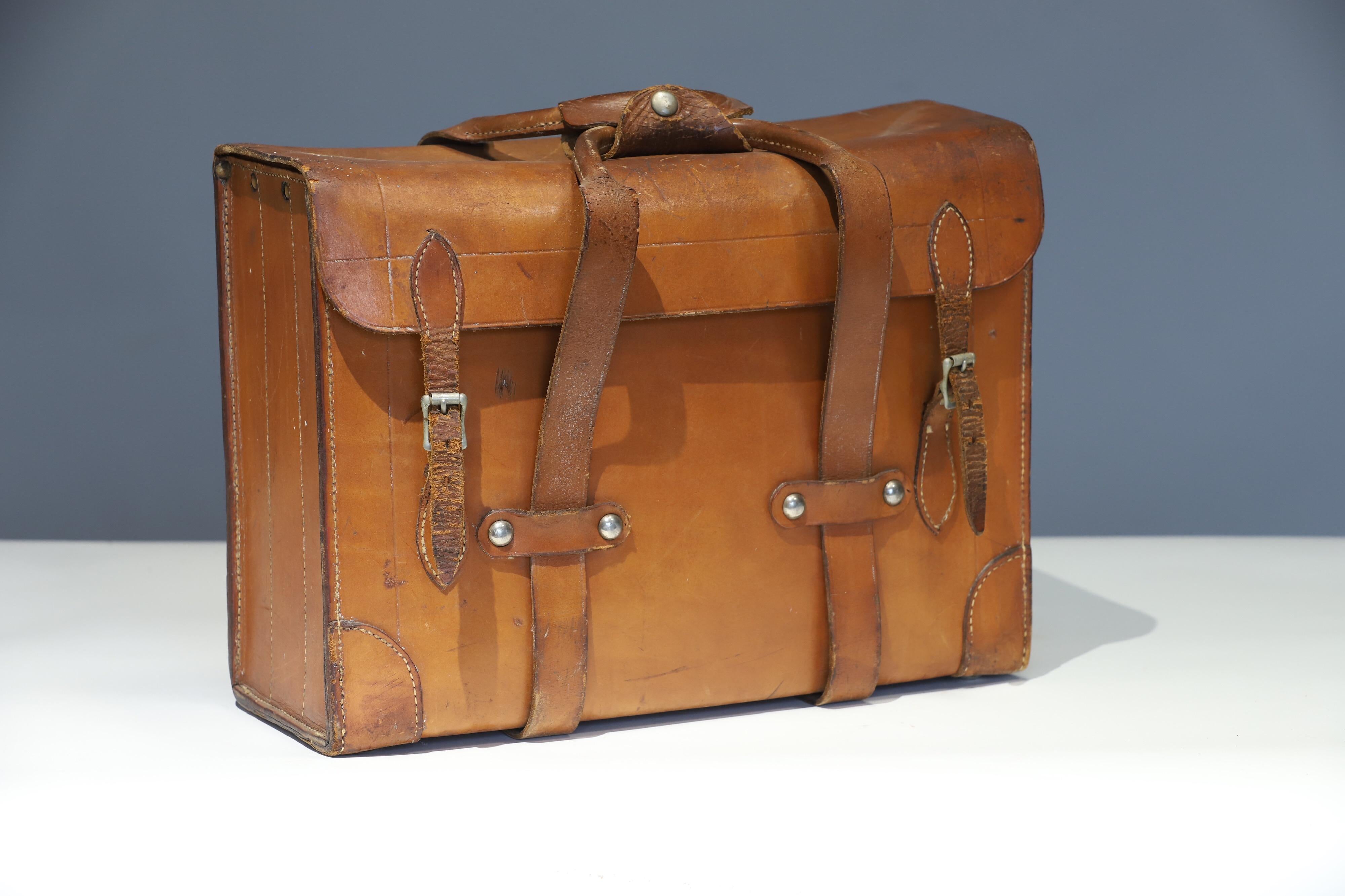 Wilkins Trunk Mfg. Co. Leather Briefcase Bag 10