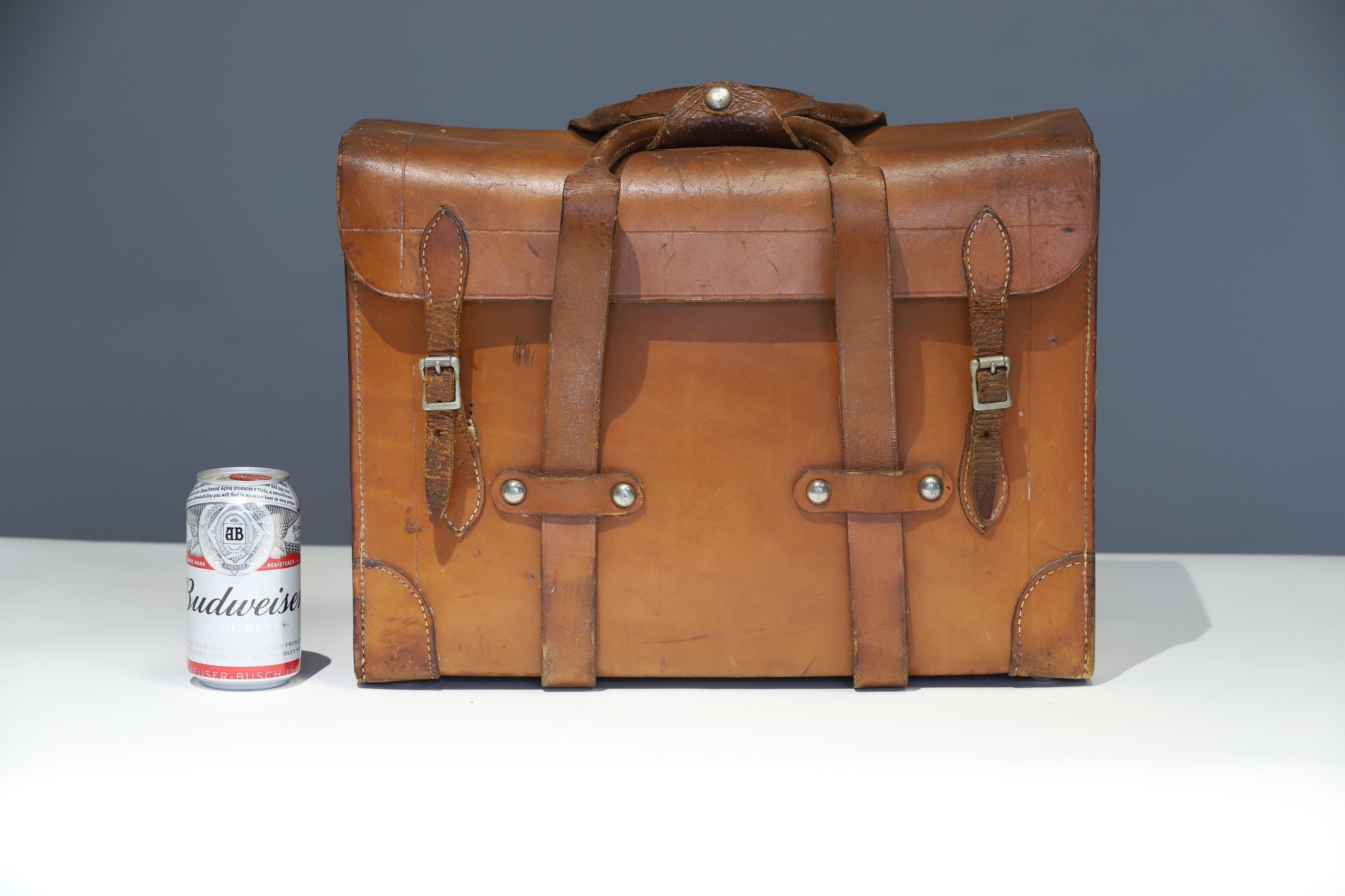 Wilkins Trunk Mfg. Co. Leather Briefcase Bag 2