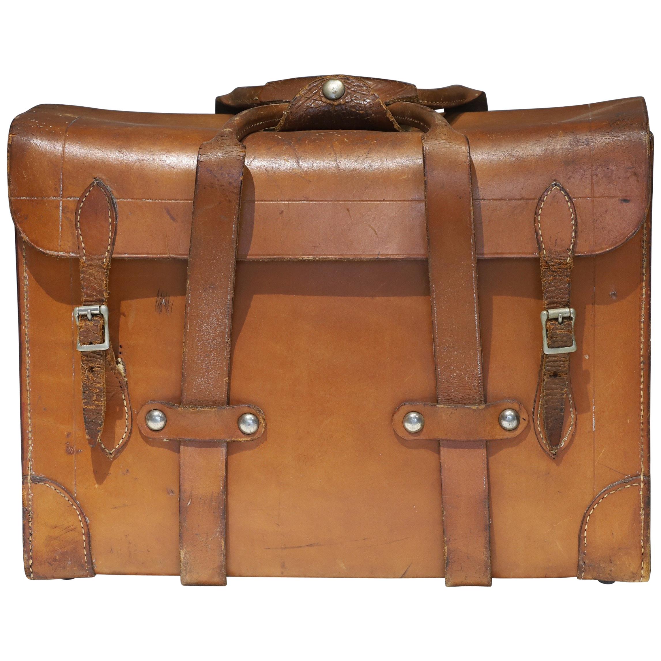 Wilkins Trunk Mfg. Co. Leather Briefcase Bag