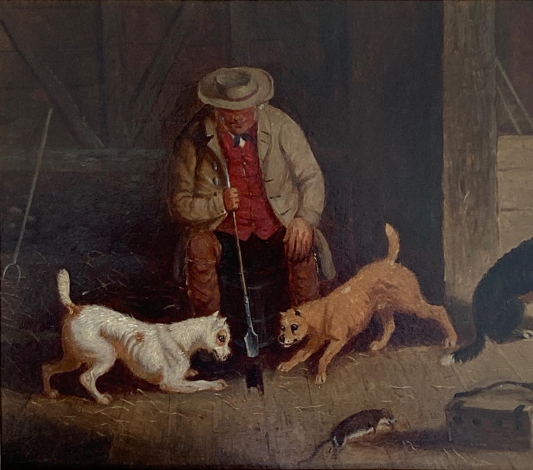 WJ Gilbert, Pair of Mid 19th Century Folk Art Paintings For Sale 7