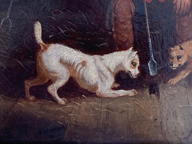WJ Gilbert, Pair of Mid 19th Century Folk Art Paintings For Sale 8