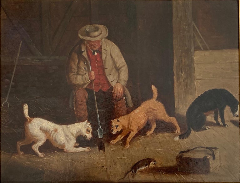 WJ Gilbert, Pair of Mid 19th Century Folk Art Paintings For Sale 6