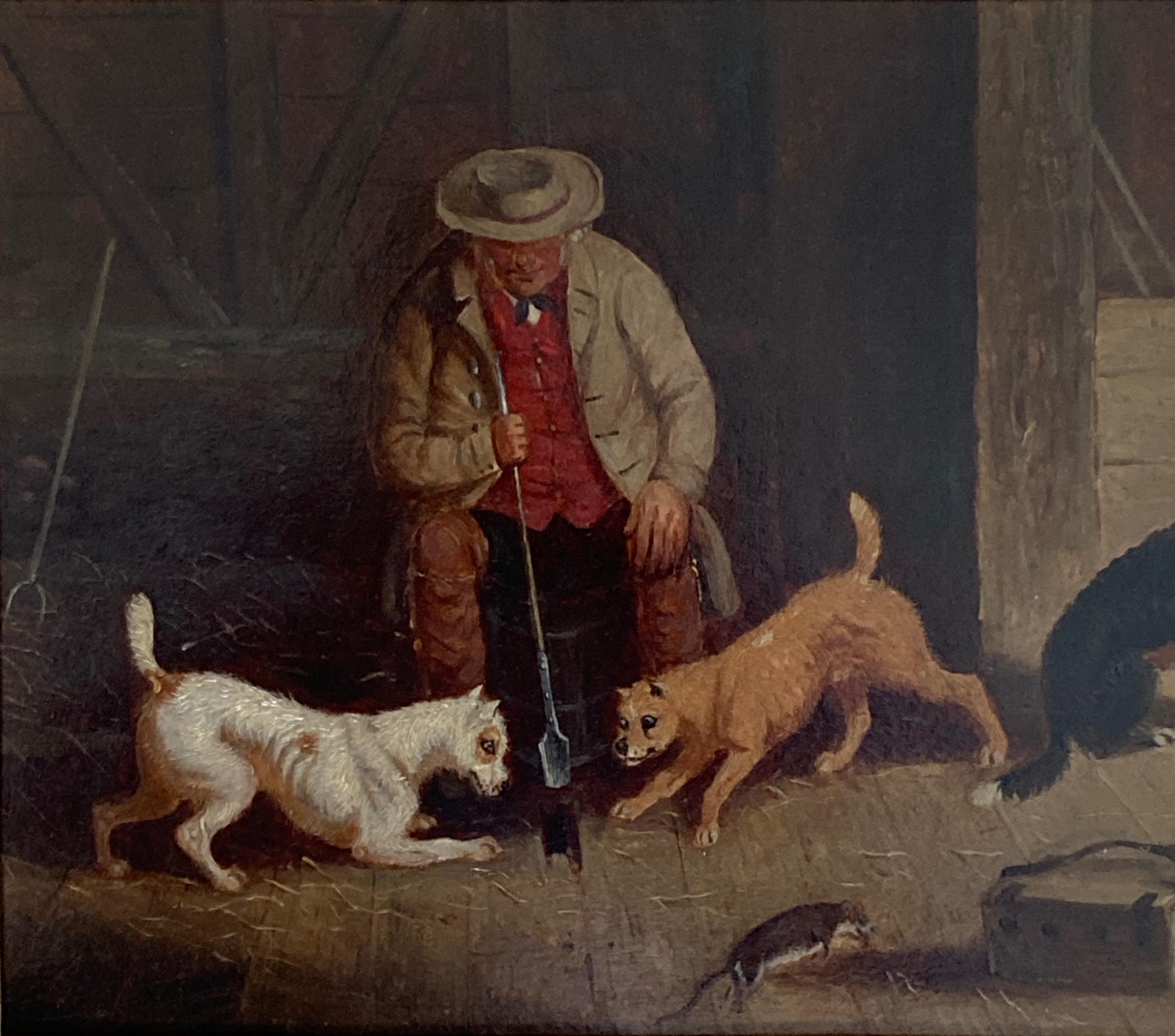 WJ Gilbert, Pair of Mid 19th Century Naive Folk Art Paintings 4